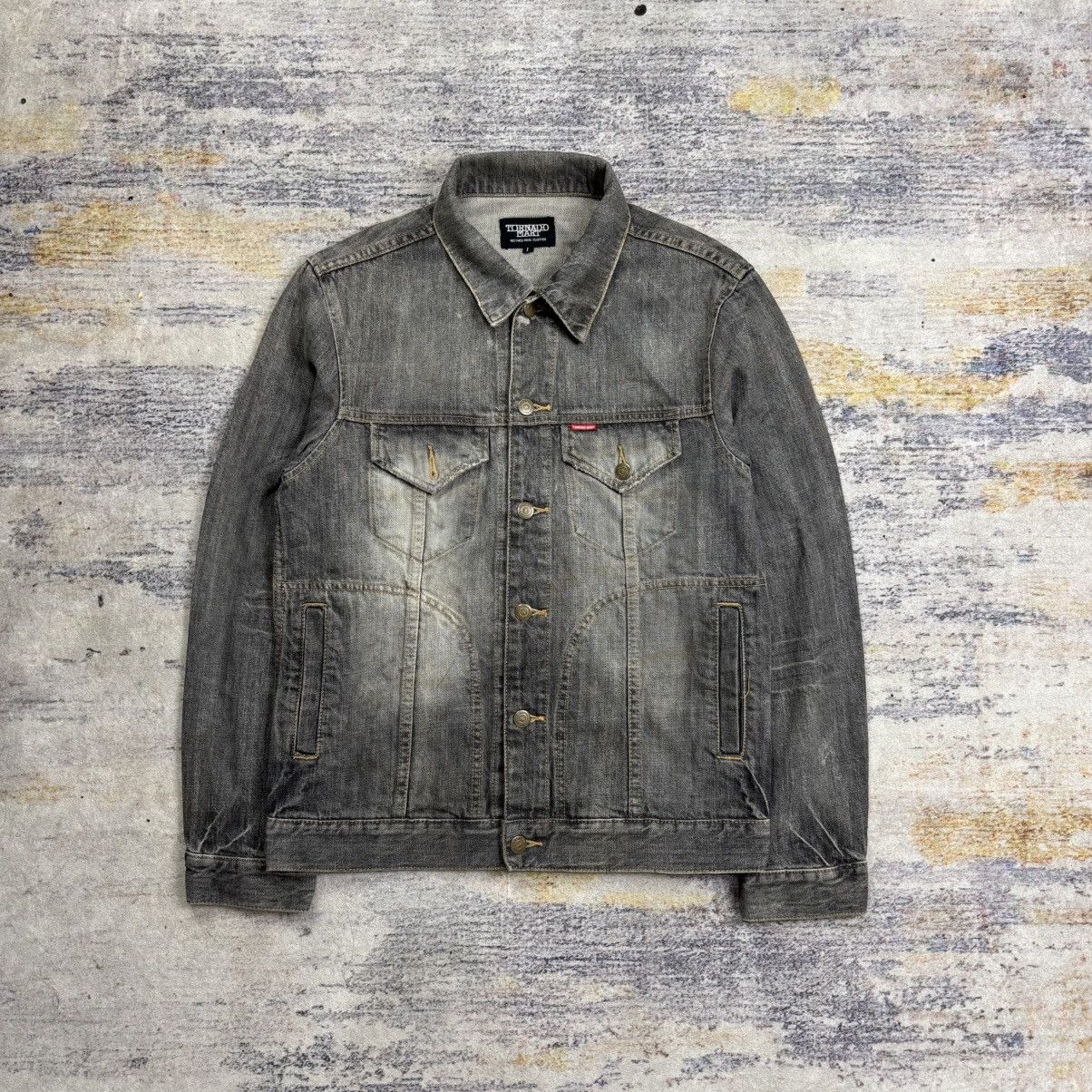 Tornado Mart Tornado Mart washed denim jacket Size US M / EU 48-50 / 2 - 1 Thumbnail