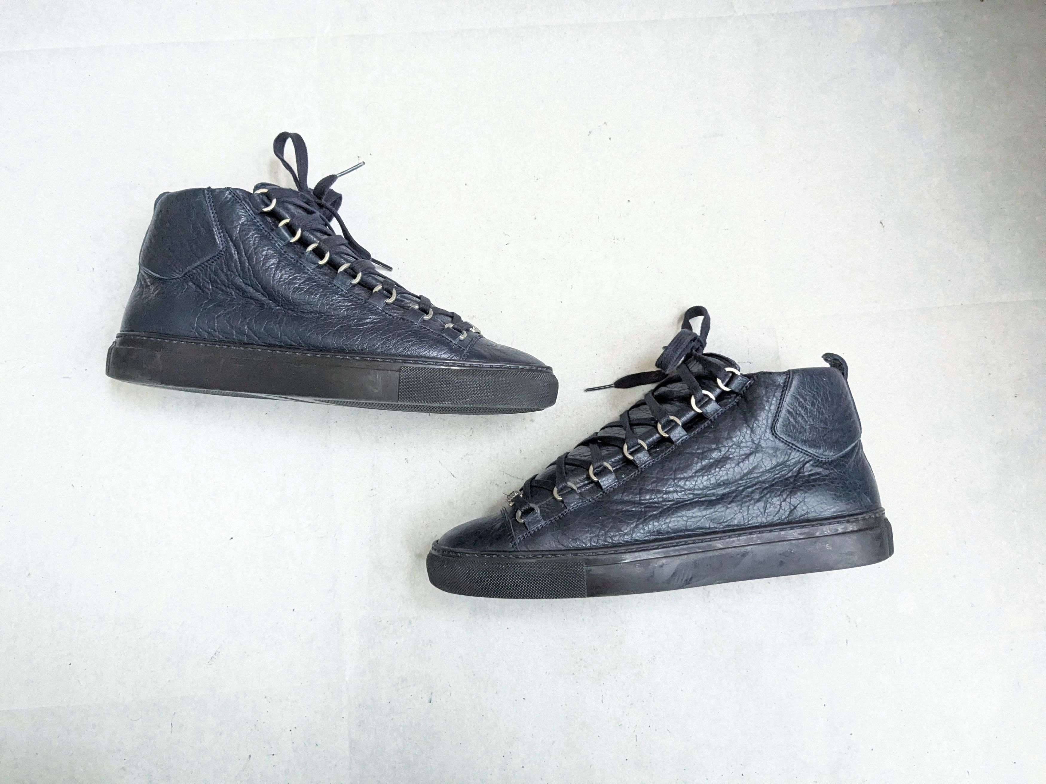 Balenciaga Balenciaga Arena Sneakers Navy Blue 9 High Tops Size US 9 / EU 42 - 1 Thumbnail