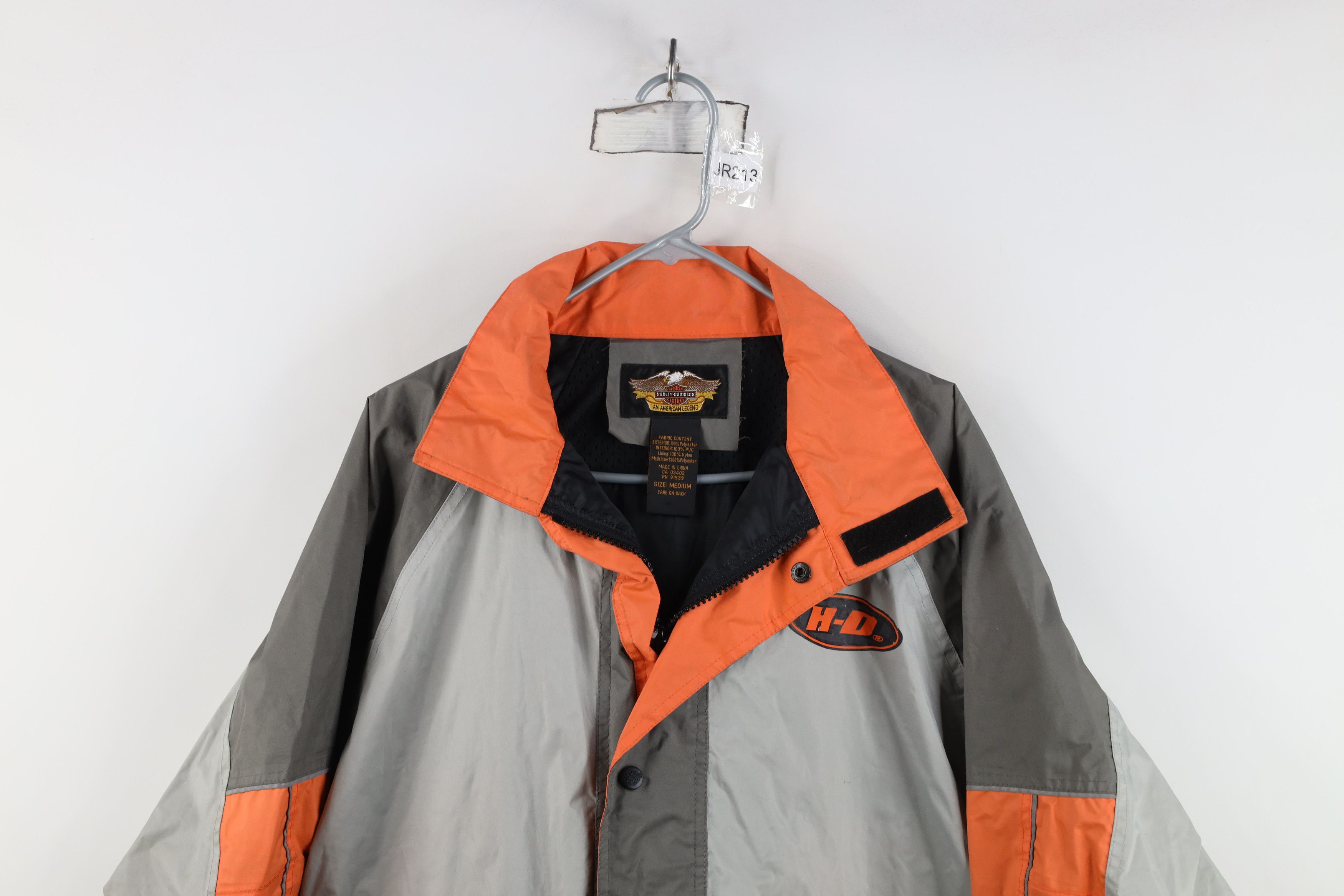 Harley Davidson Vintage Harley Davidson Reflective Rain Riding Jacket Size US M / EU 48-50 / 2 - 2 Thumbnail