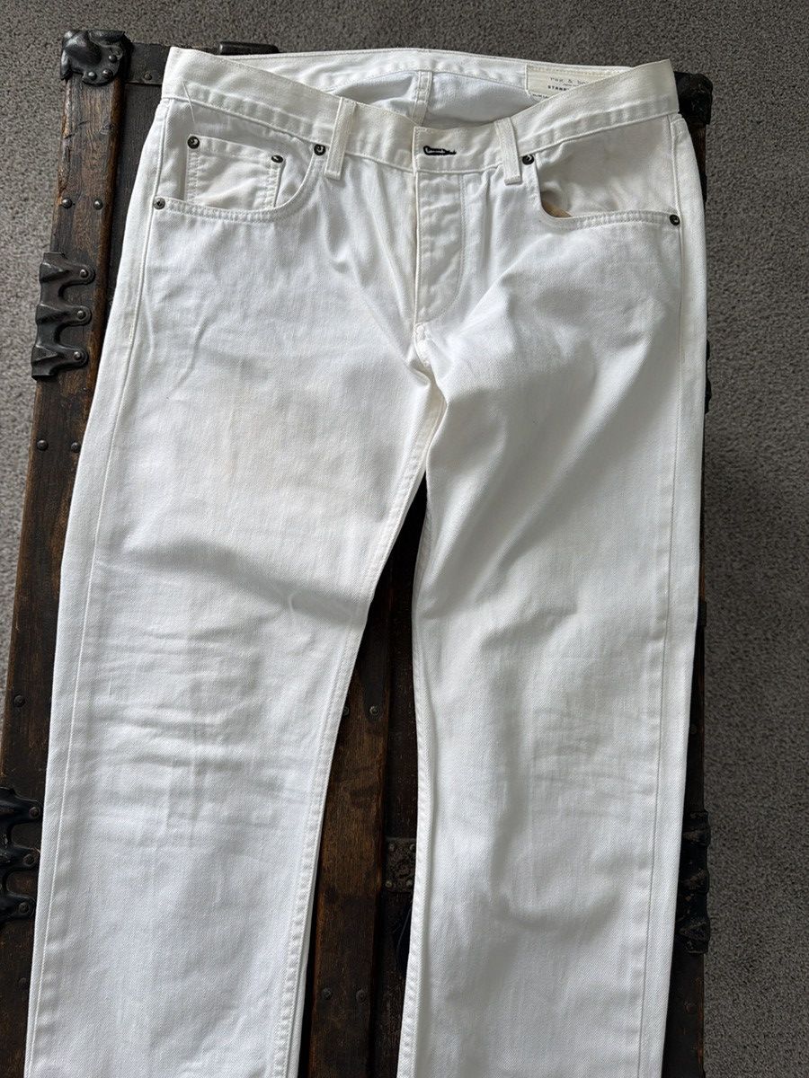 Rag & Bone Rag & Bone White Denim Jeans Size US 32 / EU 48 - 2 Thumbnail
