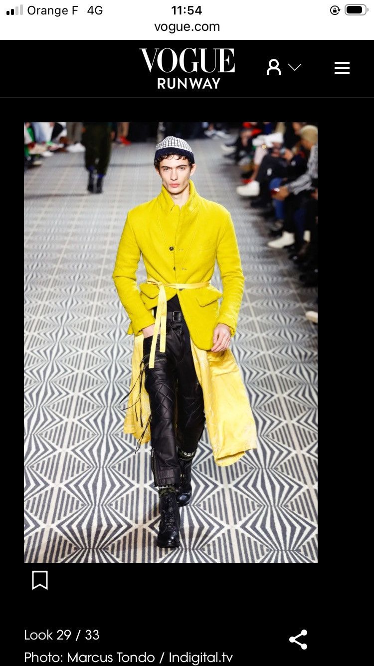 Haider Ackermann FW18 Gold Kimono Size US S / EU 44-46 / 1 - 11 Thumbnail