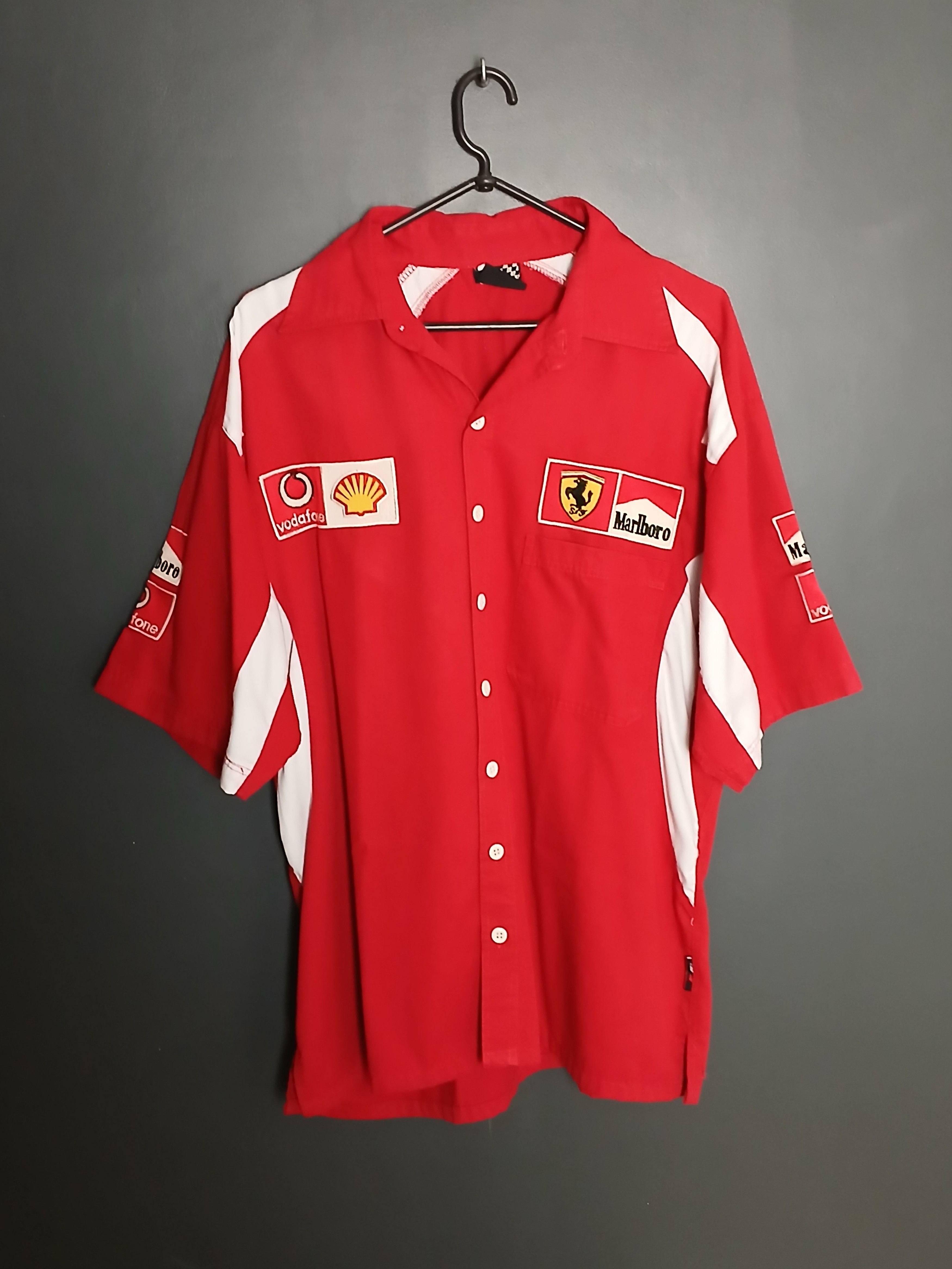 Ferrari × Formula 1 × Marlboro Ferrari Marlboro Schumacher F1 Racing Shirt Size US XXL / EU 58 / 5 - 1 Thumbnail