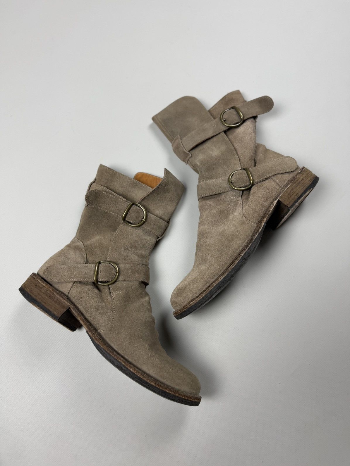 Avant Garde x Fiorentini Baker Florentini + Baker Ladies Avant-Garde Suede Boots Shoes in Beige, Women's (Size 9)