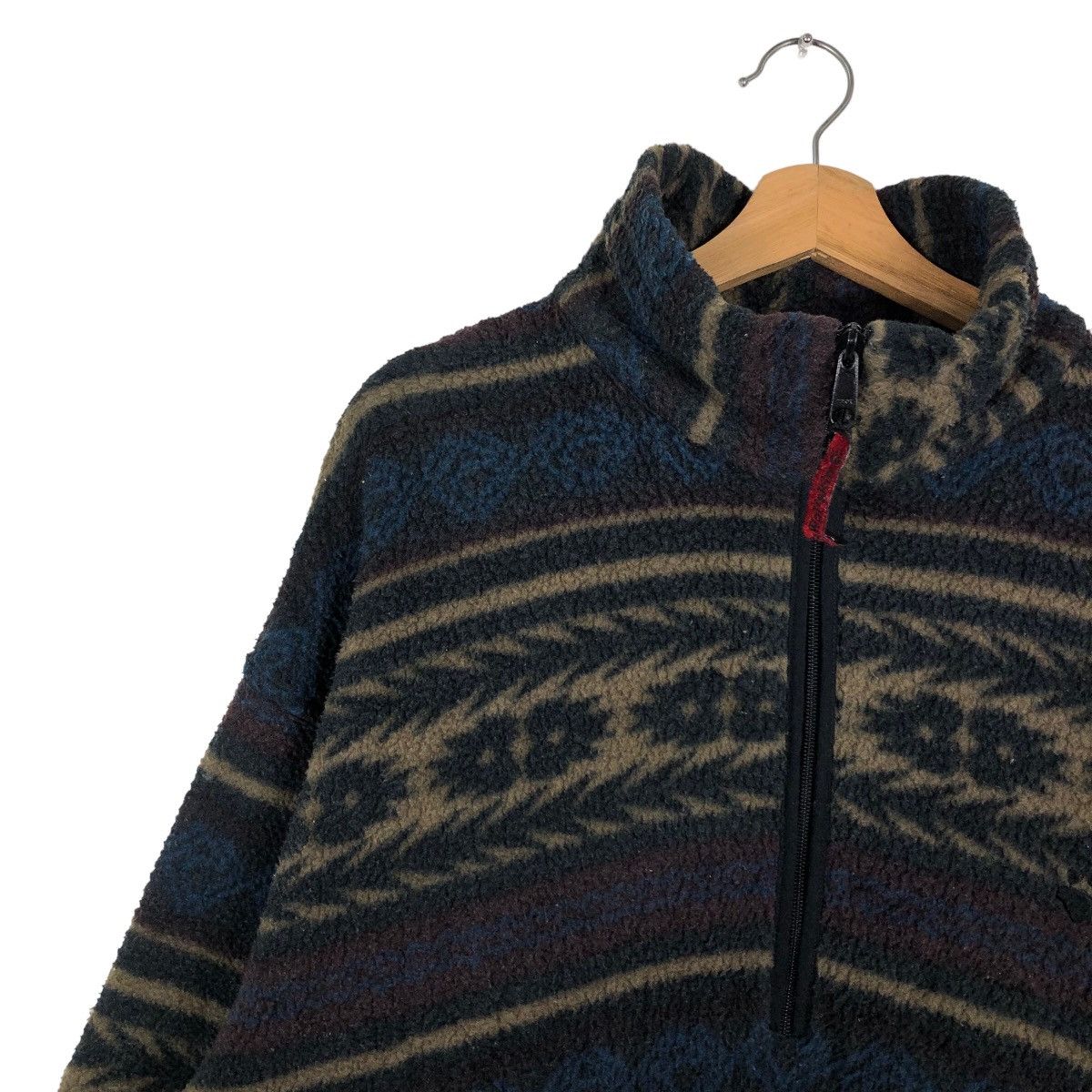 Japanese Brand 🔥90’s Navajo Aztec Fleece Jacket Polartec Jack Wolfskin Size US M / EU 48-50 / 2 - 7 Thumbnail