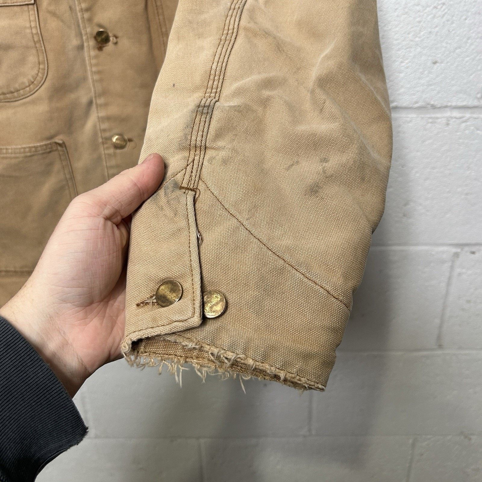 Carhartt Vintage Carhartt Quilted Chore Coat “Tan” 6QLCT Size US M / EU 48-50 / 2 - 4 Thumbnail