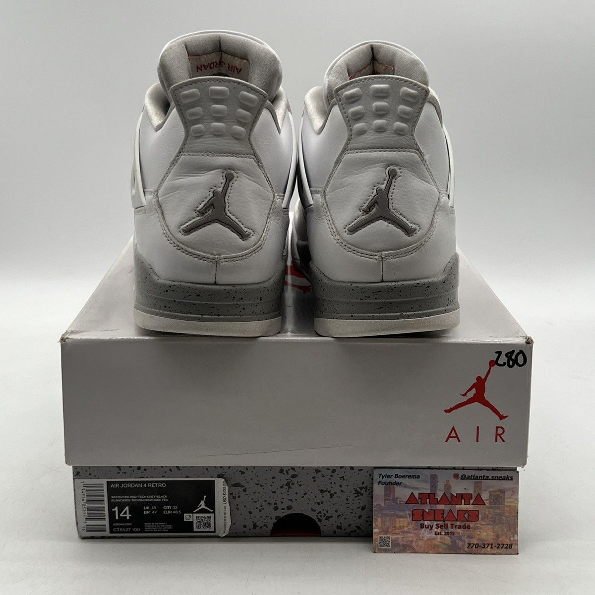 Jordan Brand Air Jordan 4 white Oreo Size US 14 / EU 47 - 3 Thumbnail