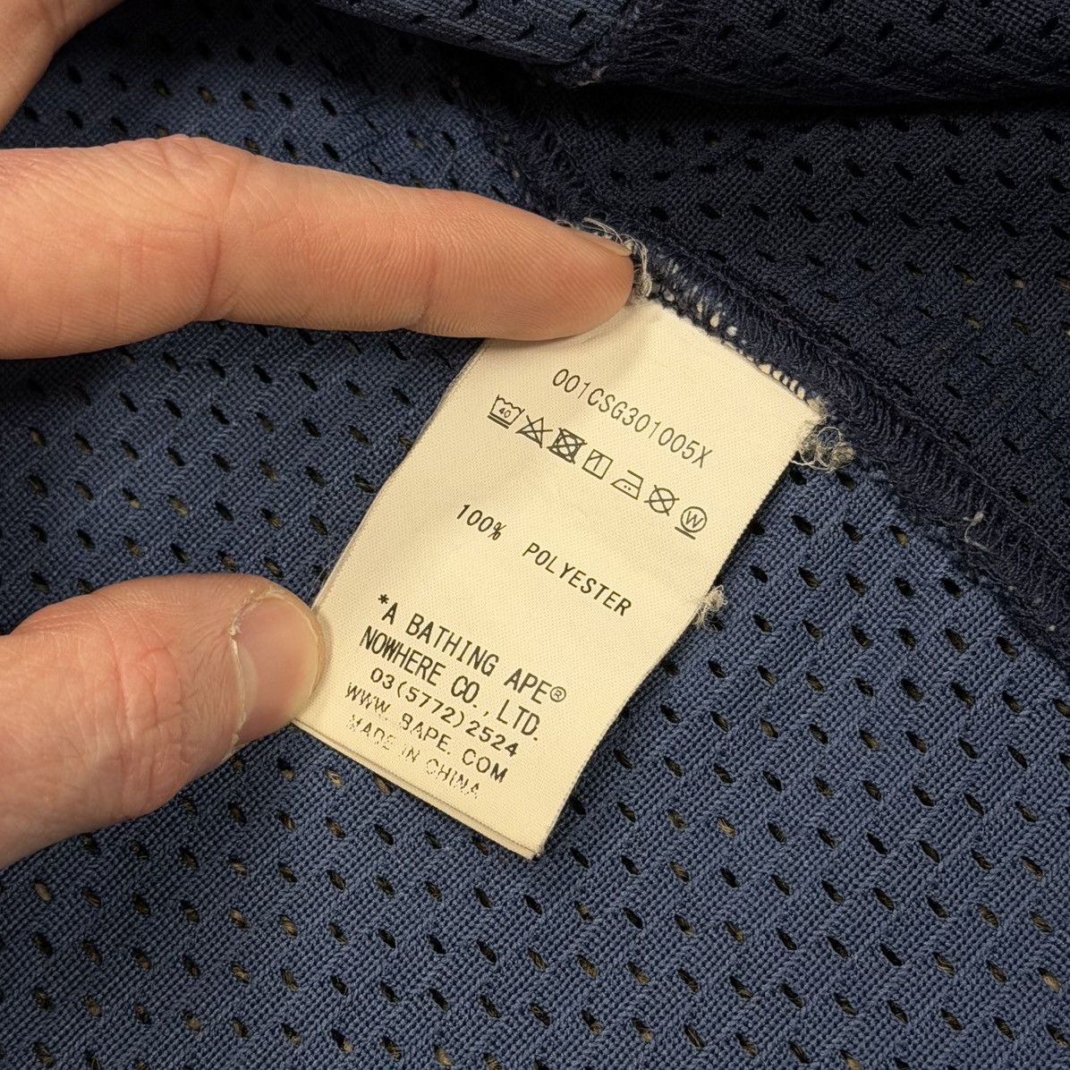 Bape BAPE basketball jersey blue camo Size US XL / EU 56 / 4 - 4 Thumbnail