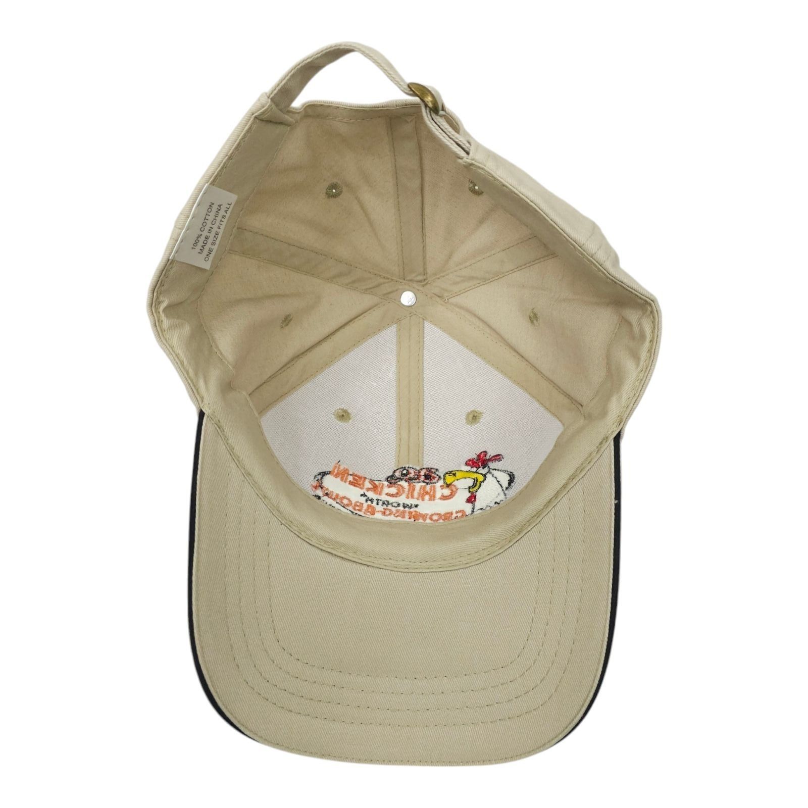 Other Chicken Worth Crowing About Embroidered Tuck Strap Cap Hat Size ONE SIZE - 5 Thumbnail