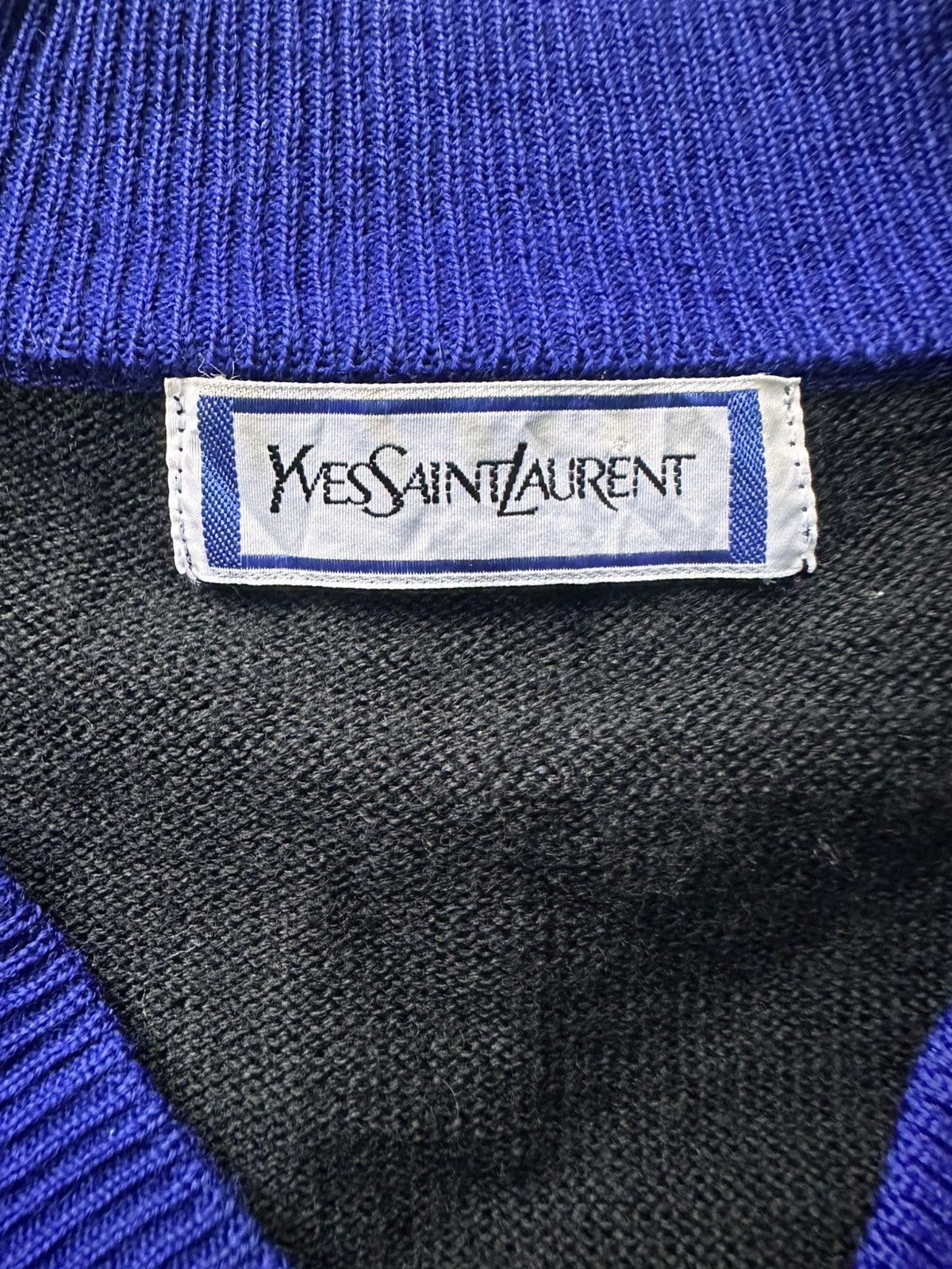 Vintage × Yves Saint Laurent Vintage Yves Saint Laurent Cardigan KnitWear Size M / US 6-8 / IT 42-44 - 4 Thumbnail