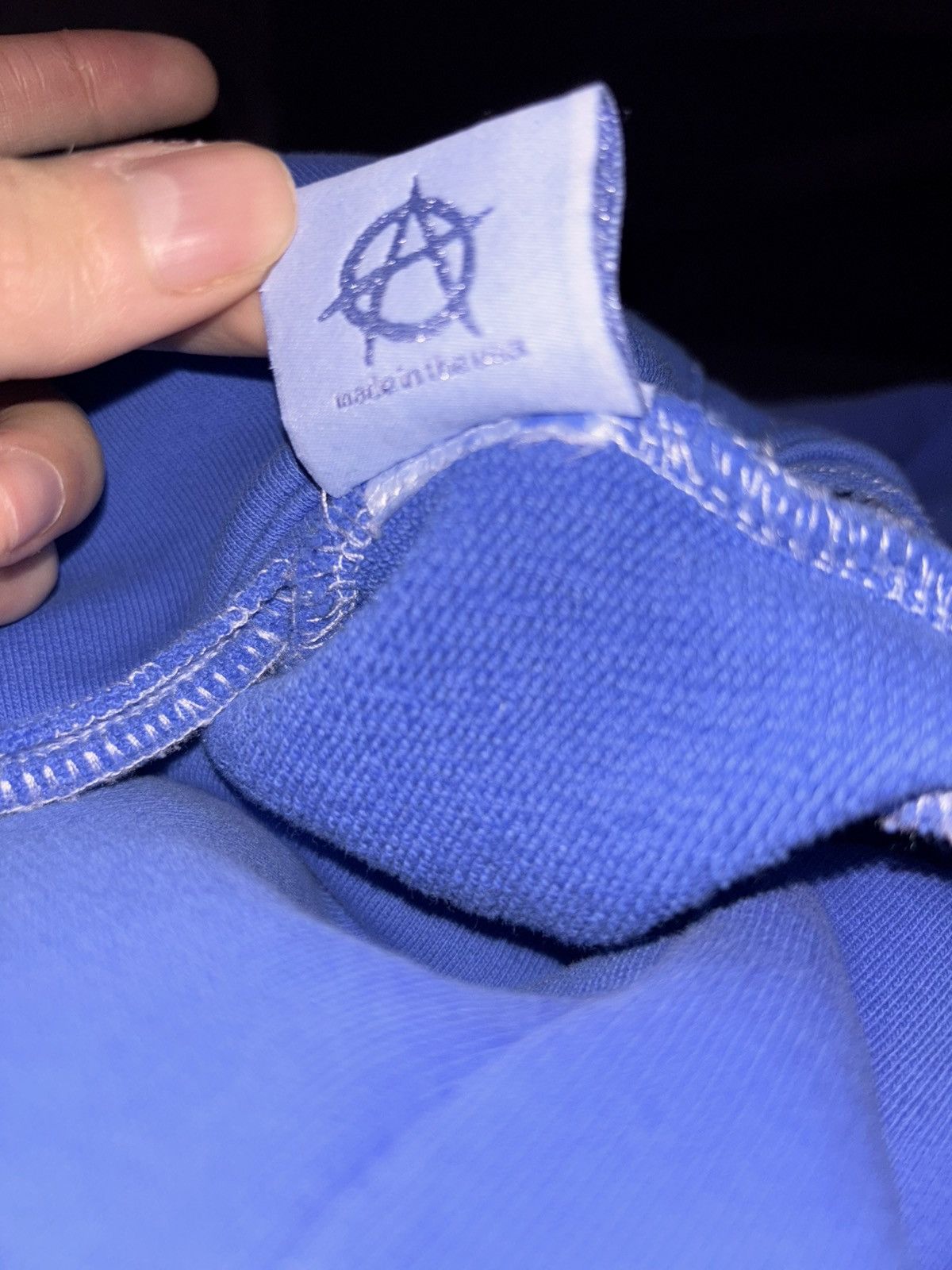 Revenge Revenge Basic Blue Hoodie Size US M / EU 48-50 / 2 - 4 Thumbnail