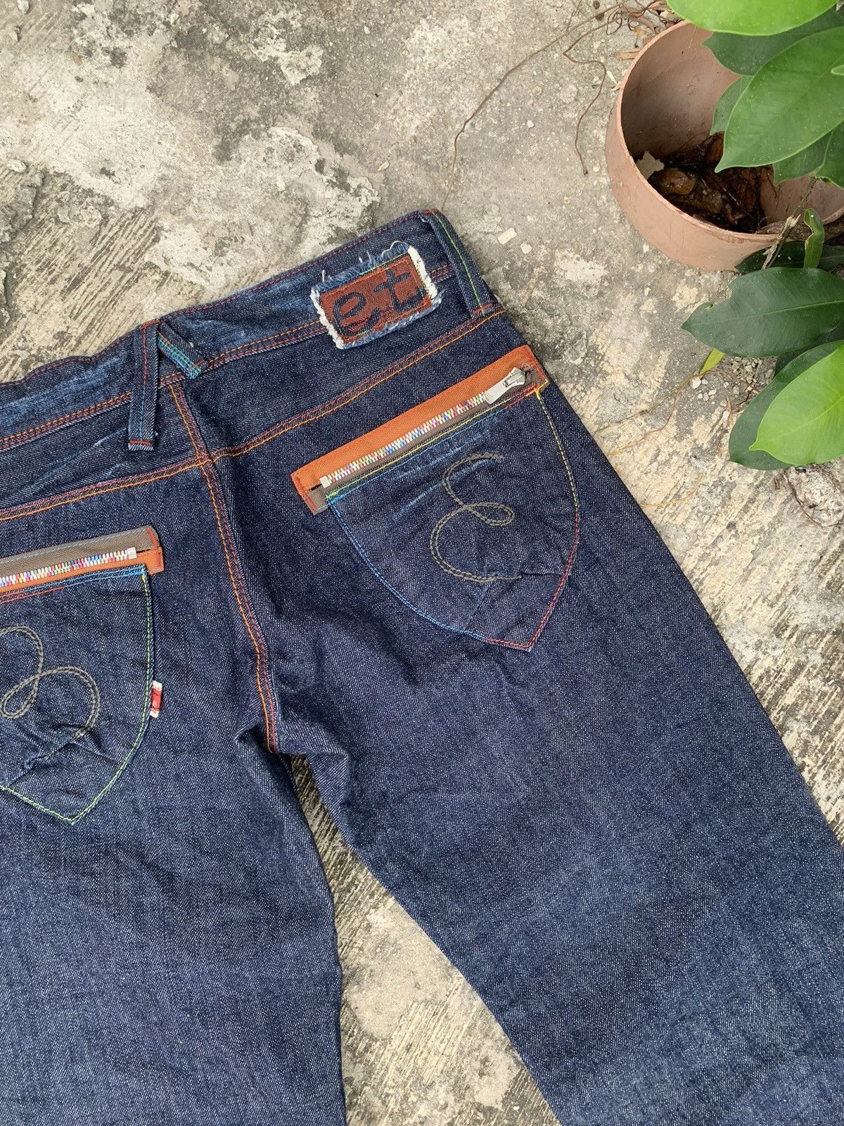 If Six Was Nine × Japanese Brand × Le Grande Bleu (L.G.B.) Flare et boite baggy bootcut jeans Size 32" / US 10 / IT 46 - 19 Thumbnail