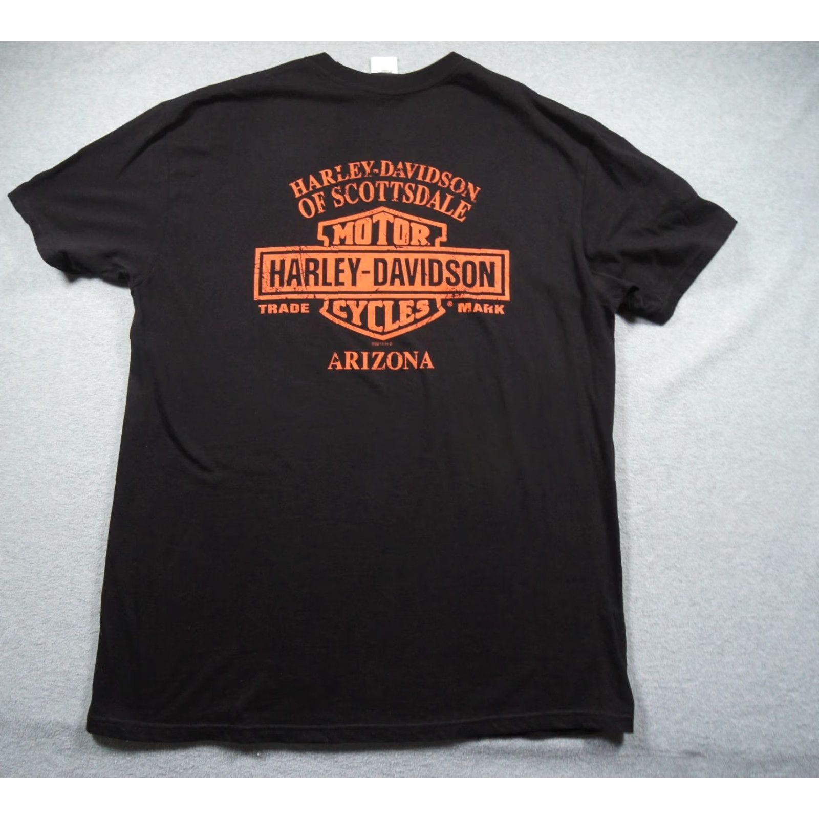Harley Davidson Harley-Davidson Shirt Mens XL Black Motorcycle Graphic Tee Arizona Biker Shirt T-Shirt Crew Neck Short Sleeve Graphic Print Vintage No Size US XL / EU 56 / 4 - 3 Thumbnail
