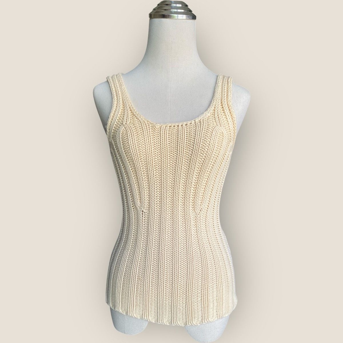 Maison Margiela archive MM6 SS06 Big Knit Tank Top Size M / US 6-8 / IT 42-44 - 1 Thumbnail
