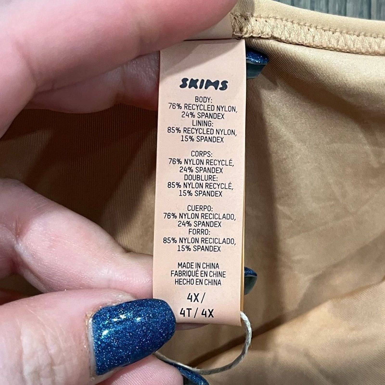 SKIMS NWT Skims Recycled Swim Low Rise Tie Bikini Bottom Size 4X Size ONE SIZE - 4 Thumbnail