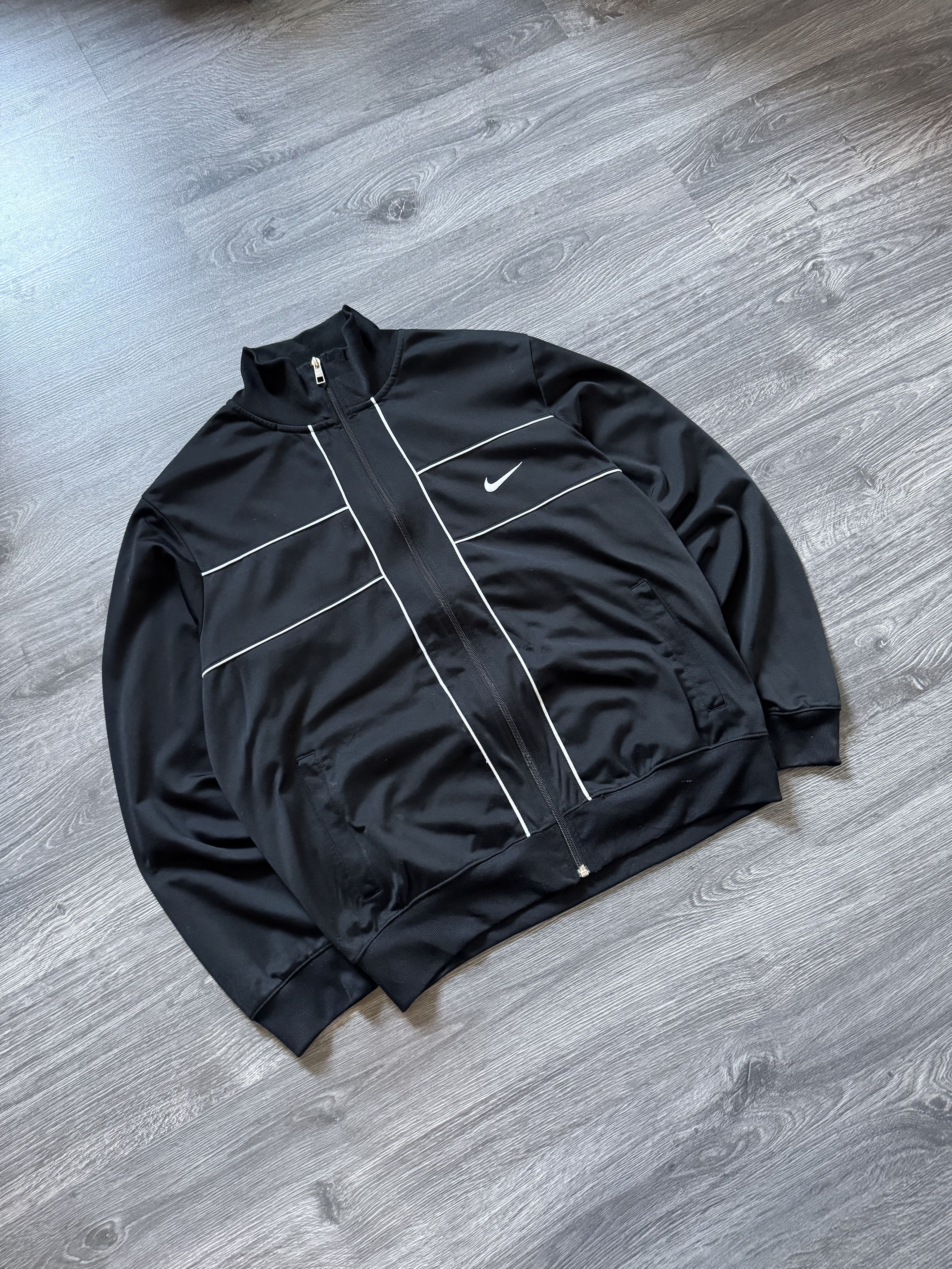 Nike Vintage Nike swoosh track jacket nice Size US L / EU 52-54 / 3 - 3 Thumbnail