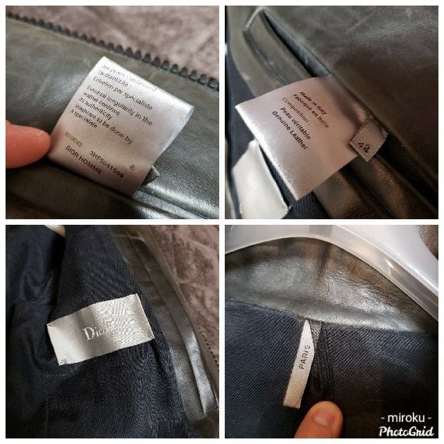 Dior × Hedi Slimane Dior By Hedi Slimane 03AW “Luster” leather jacket Size US S / EU 44-46 / 1 - 7 Thumbnail