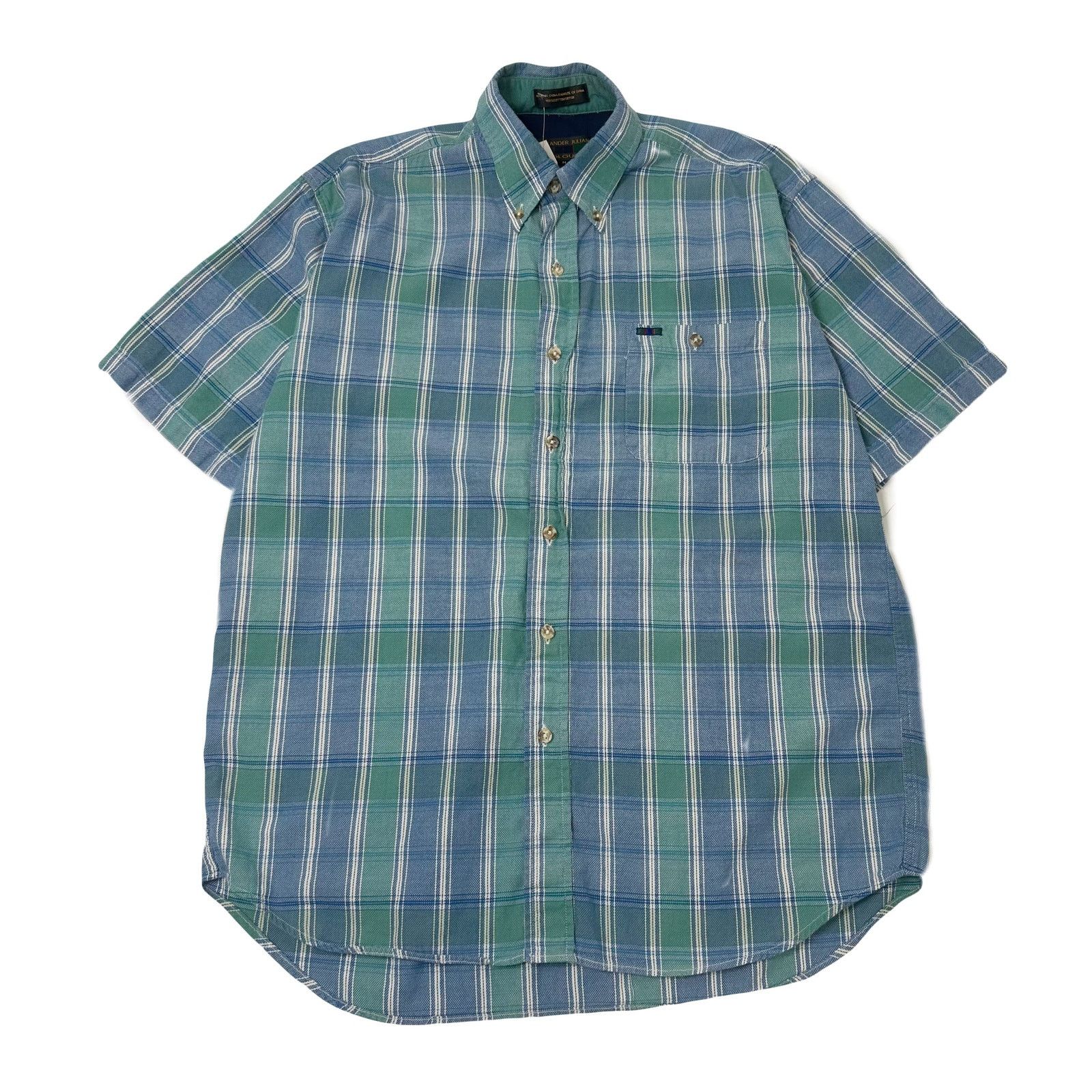 Vintage Vintage Alexander Julian Plaid Short Sleeve Button Up M Size US M / EU 48-50 / 2 - 1 Thumbnail