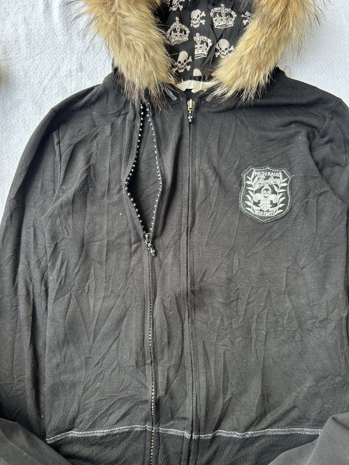 Japanese Brand Wild party double zipper skull hoodie ifsixwasnine lgb Size US M / EU 48-50 / 2 - 7 Thumbnail