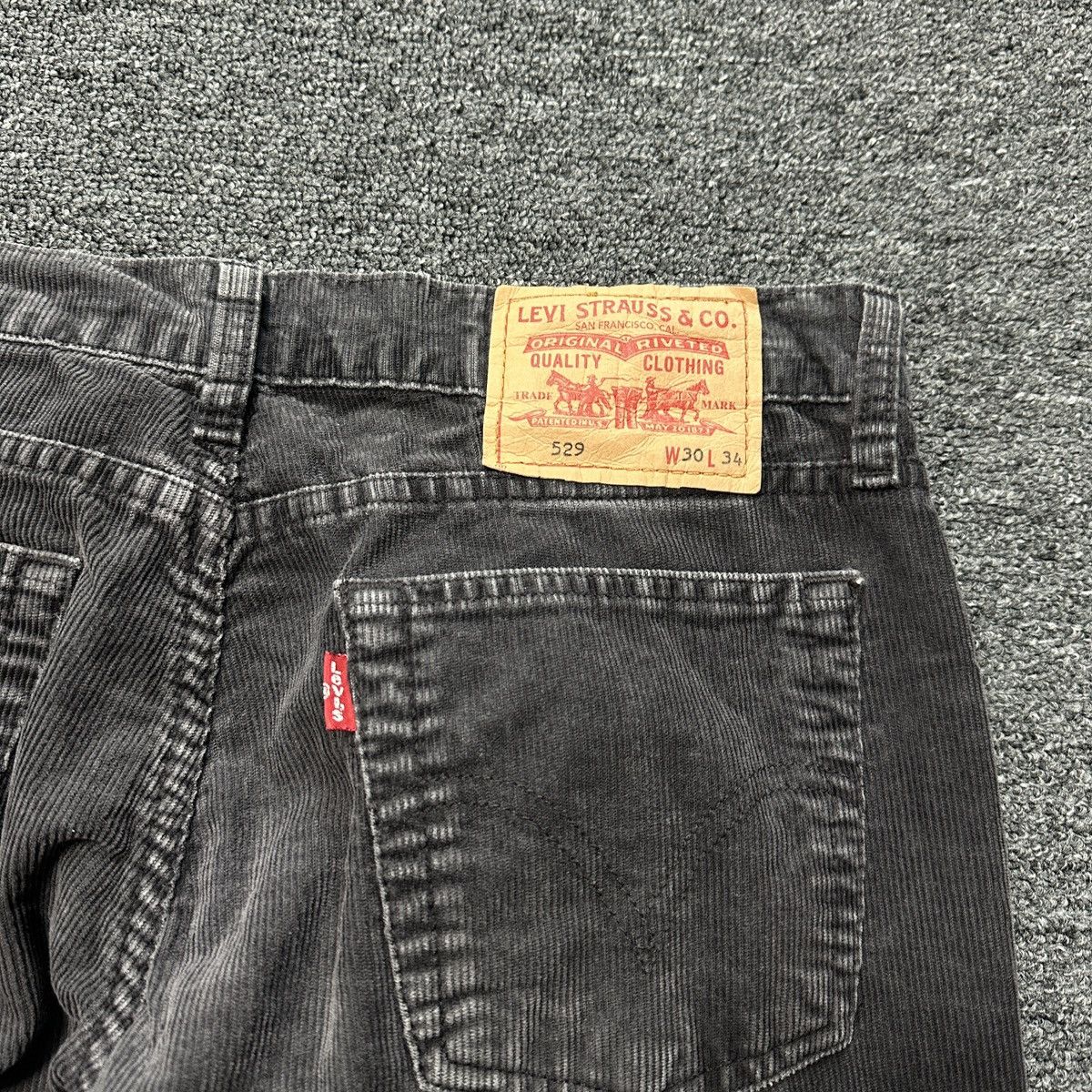 Levi's × Vintage Levis 529 Flared Corduroy Pants Size US 30 / EU 46 - 6 Thumbnail