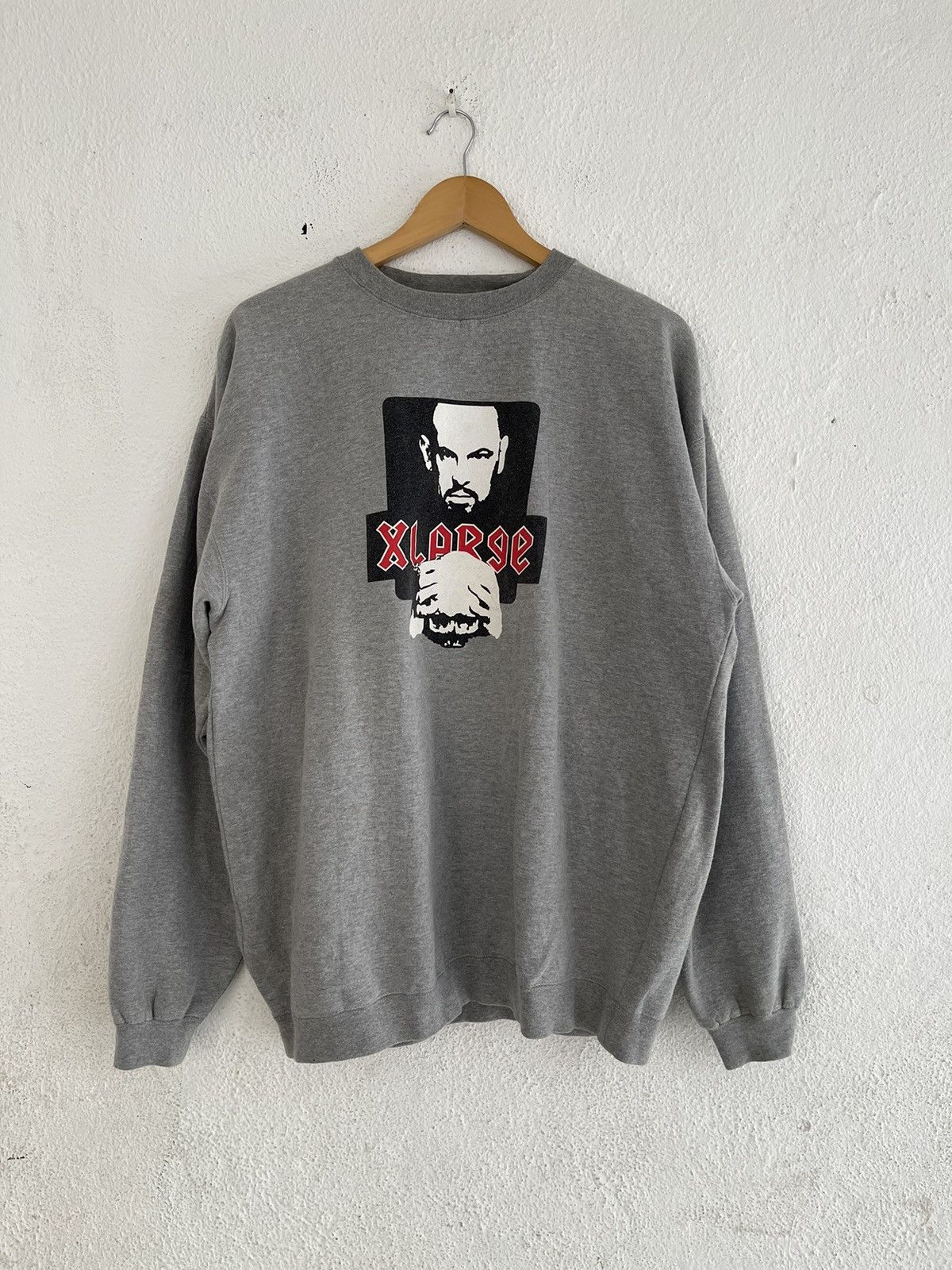 Vintage × Xlarge Vintage X Large Anton Lavey Satanist Sweatshirt Size US L / EU 52-54 / 3 - 1 Thumbnail