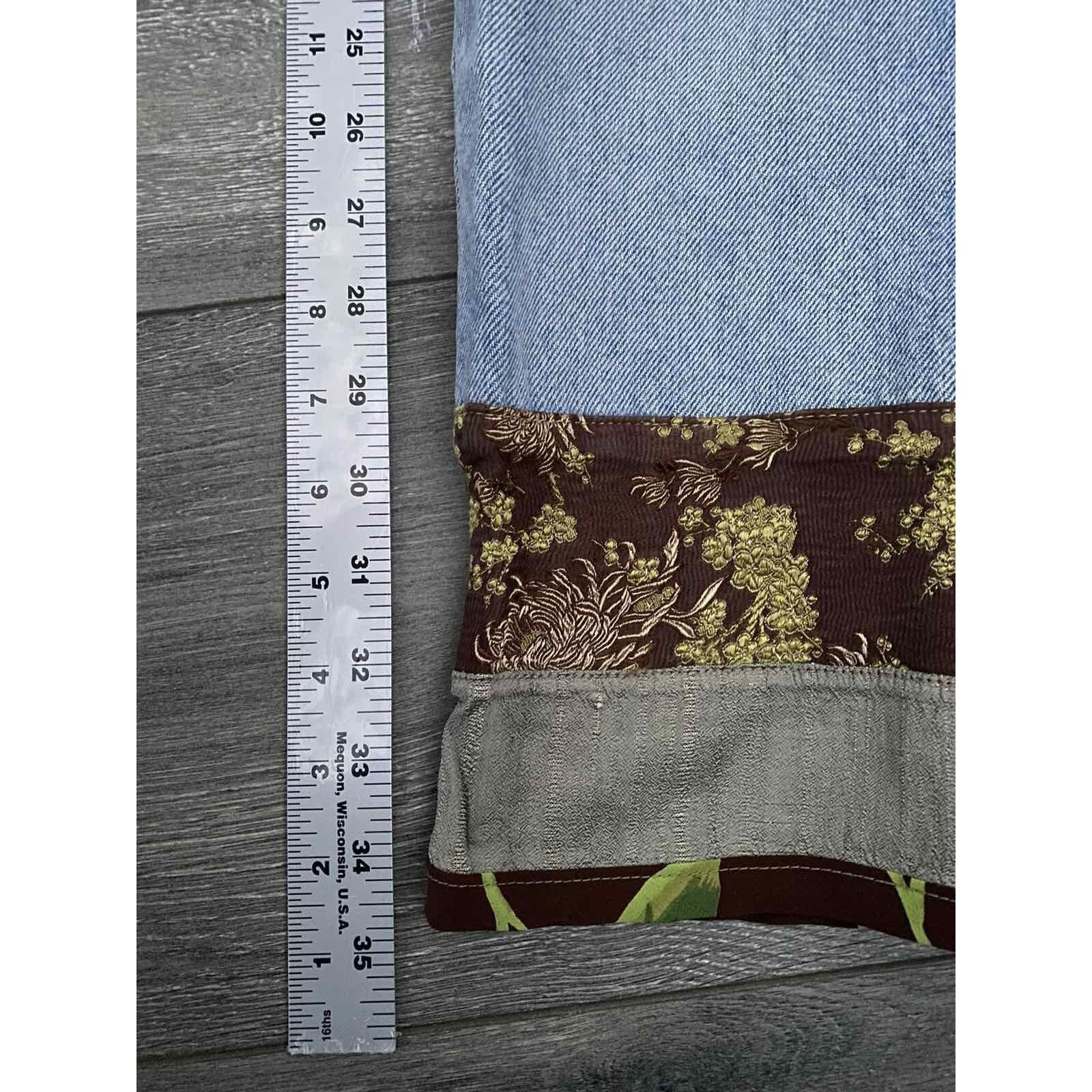 Billy Hill Billy Blues women cropped jeans patches Y2K Size 26 A000167 Size 26" / US 2 / IT 38 - 8 Thumbnail
