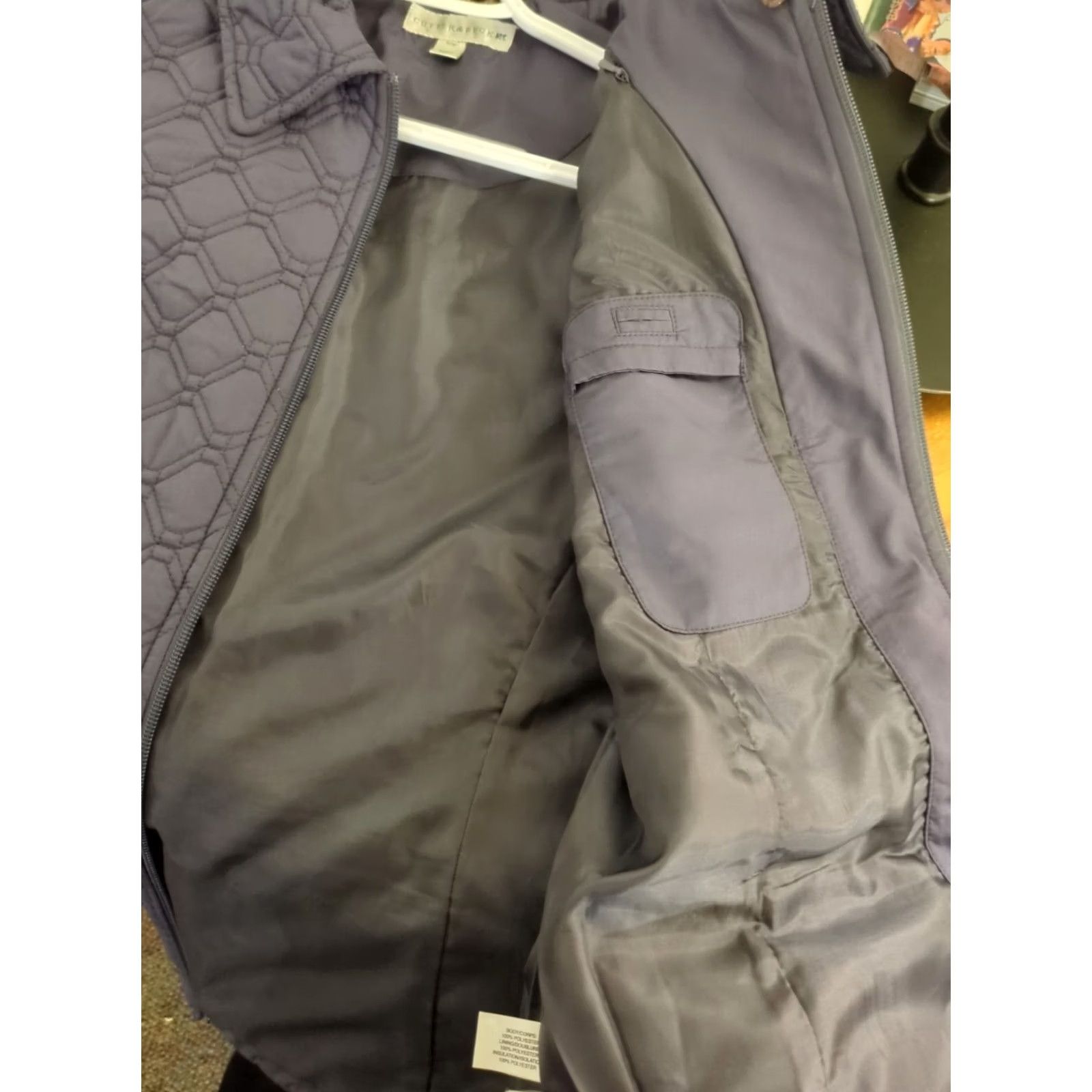 Cutter & Buck Cutter & Buck Womens Medium Zip Quilted Vest Purple Size M / US 6-8 / IT 42-44 - 7 Thumbnail