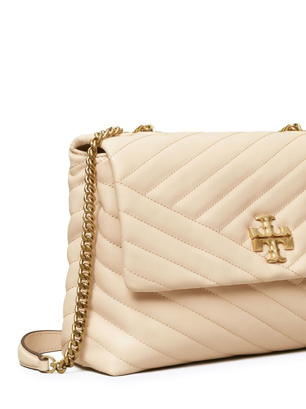 Tory Burch o1s22i1n1024 Size: OS / Kira Large Shoulder Bag in Beige Size ONE SIZE - 4 Thumbnail