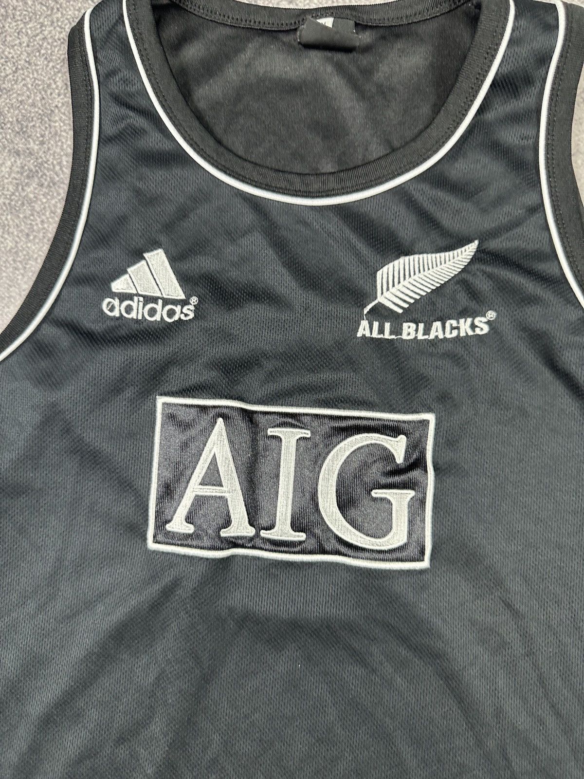 Adidas Adidas All Blacks New Zealand Jersey Tank Top Streetwear M Size US M / EU 48-50 / 2 - 2 Thumbnail