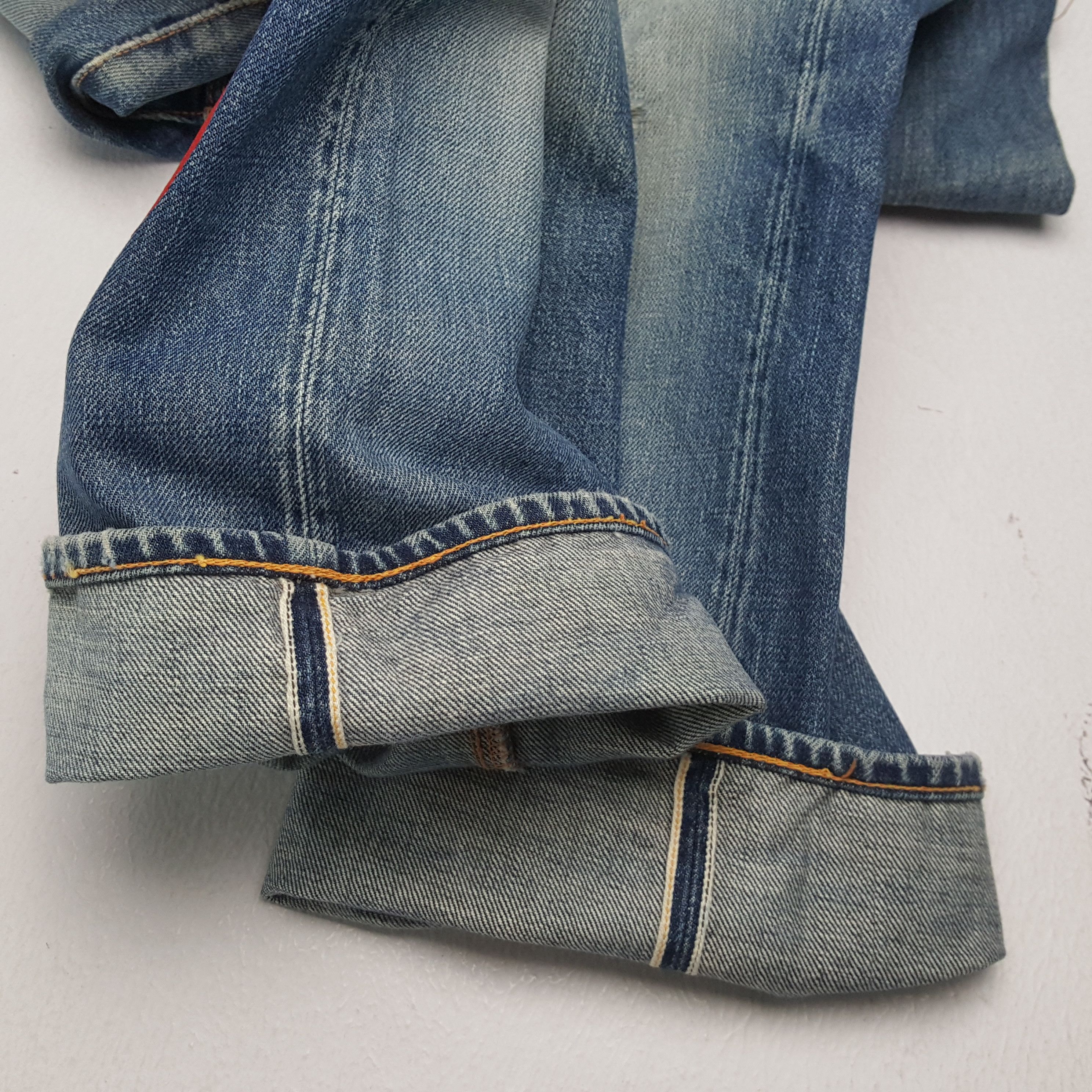 Evisu EVISU Japanese Streetwear Custom Daicock Distressed Jeans Size US 27 - 12 Thumbnail