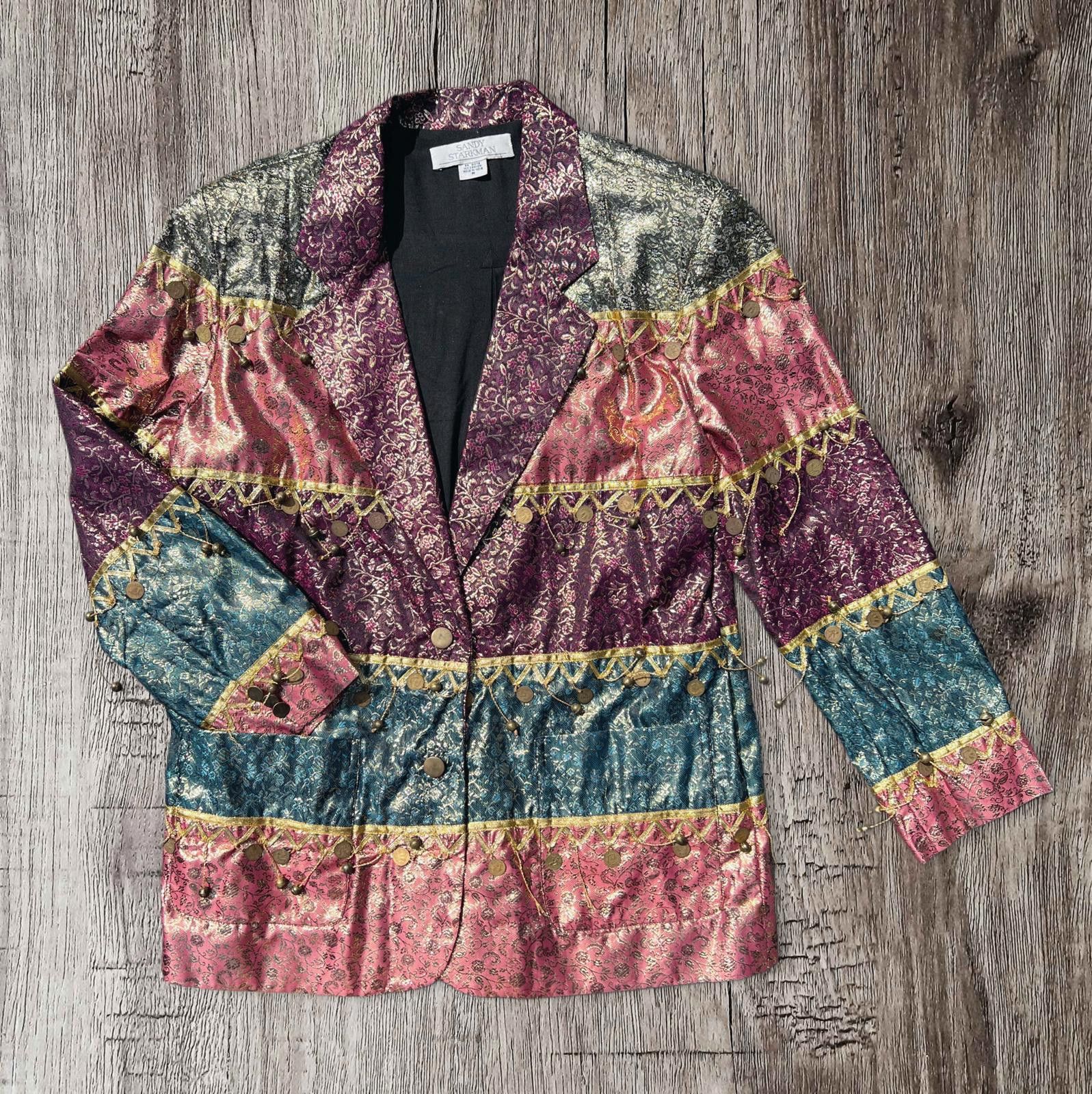 Other 1990s Sandy Starkman Metallic Brocade Coin Set (2 Piece) Size ONE SIZE - 4 Thumbnail