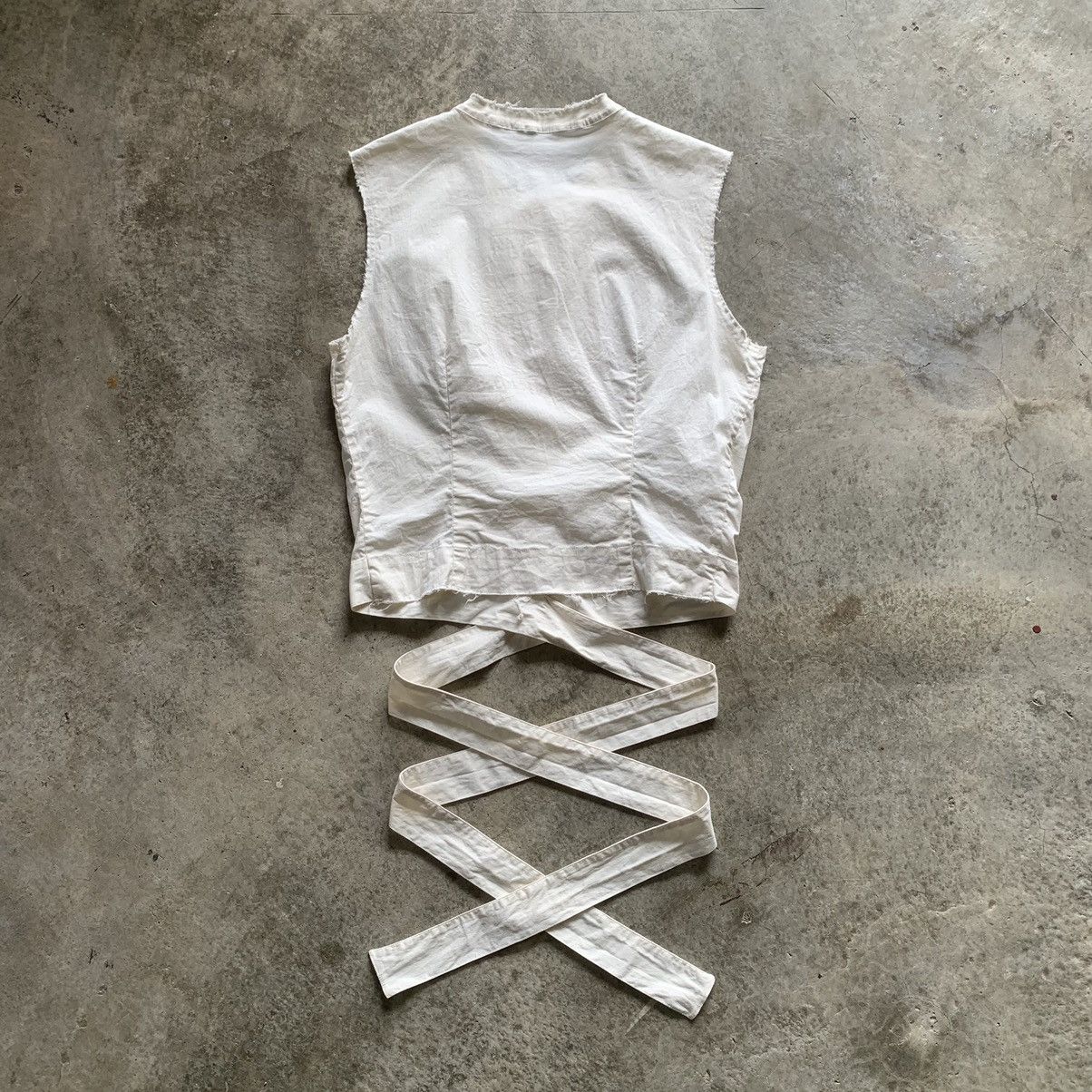 Miu Miu sleeveless wrap top