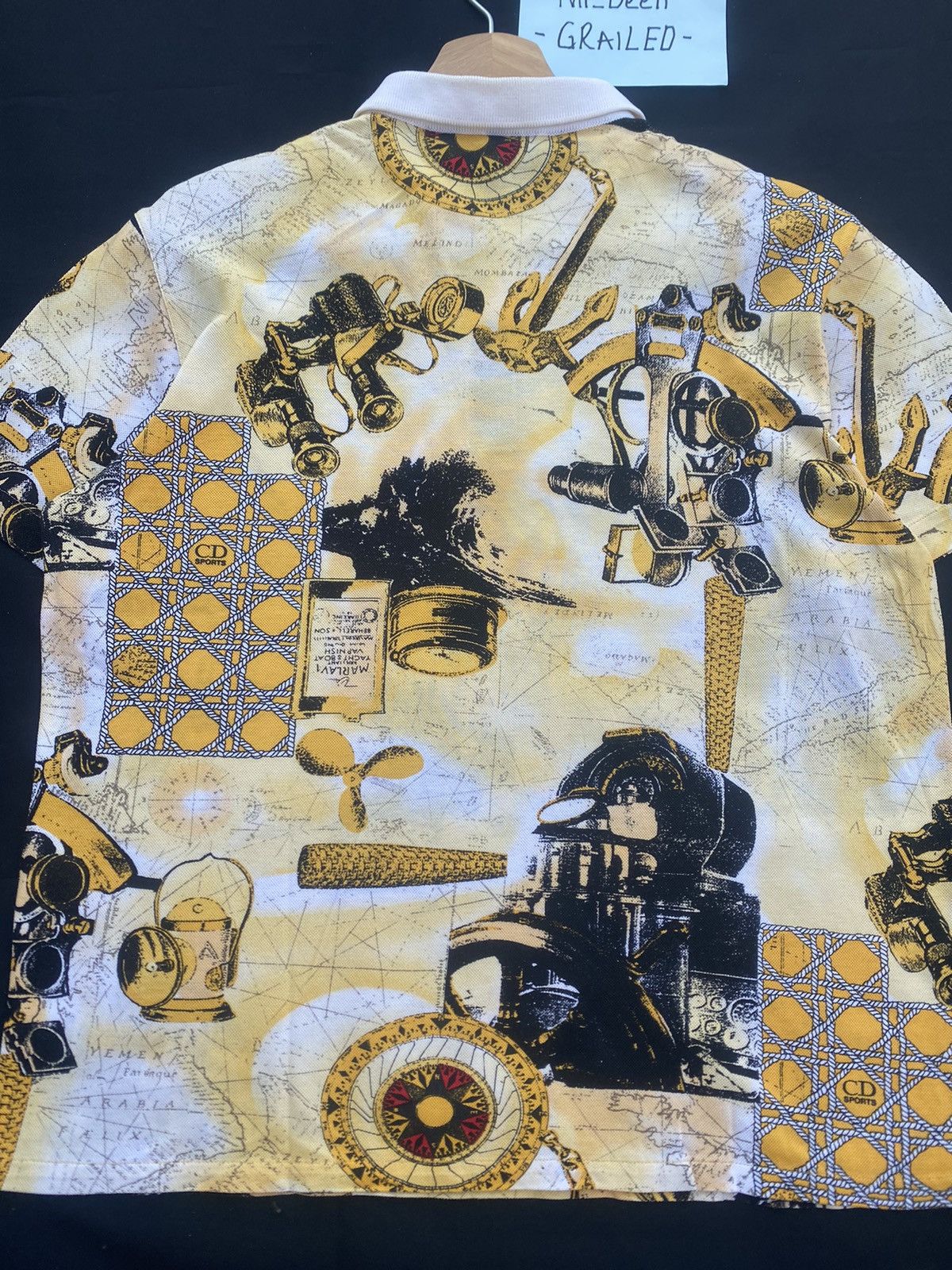 Christian Dior Monsieur Rare Vintage Christian Dior Full Prints Polo Shirt Size US S / EU 44-46 / 1 - 19 Thumbnail