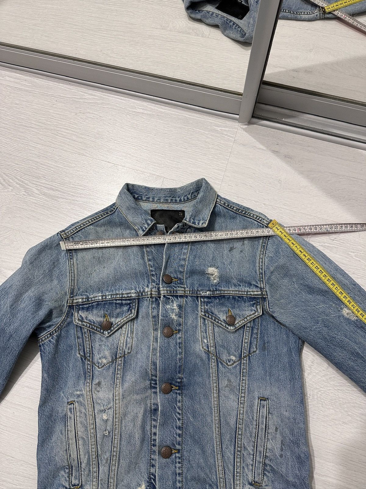 R13 R13 Sky Trucker Distressed Denim Holly Wash Women’s XS Size XS / US 0-2 / IT 36-38 - 18 Thumbnail