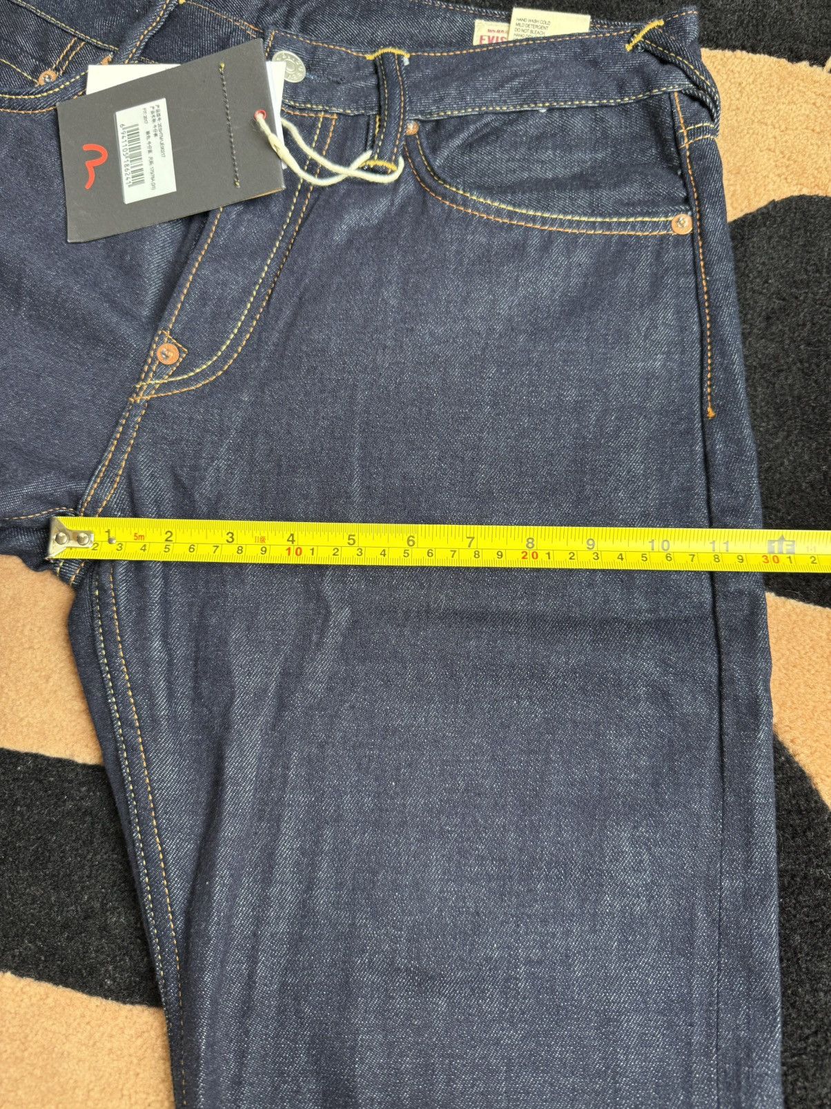 Evisu × Japanese Brand evisu white daicock style denim jeans size：31x30 Size US 31 - 12 Thumbnail