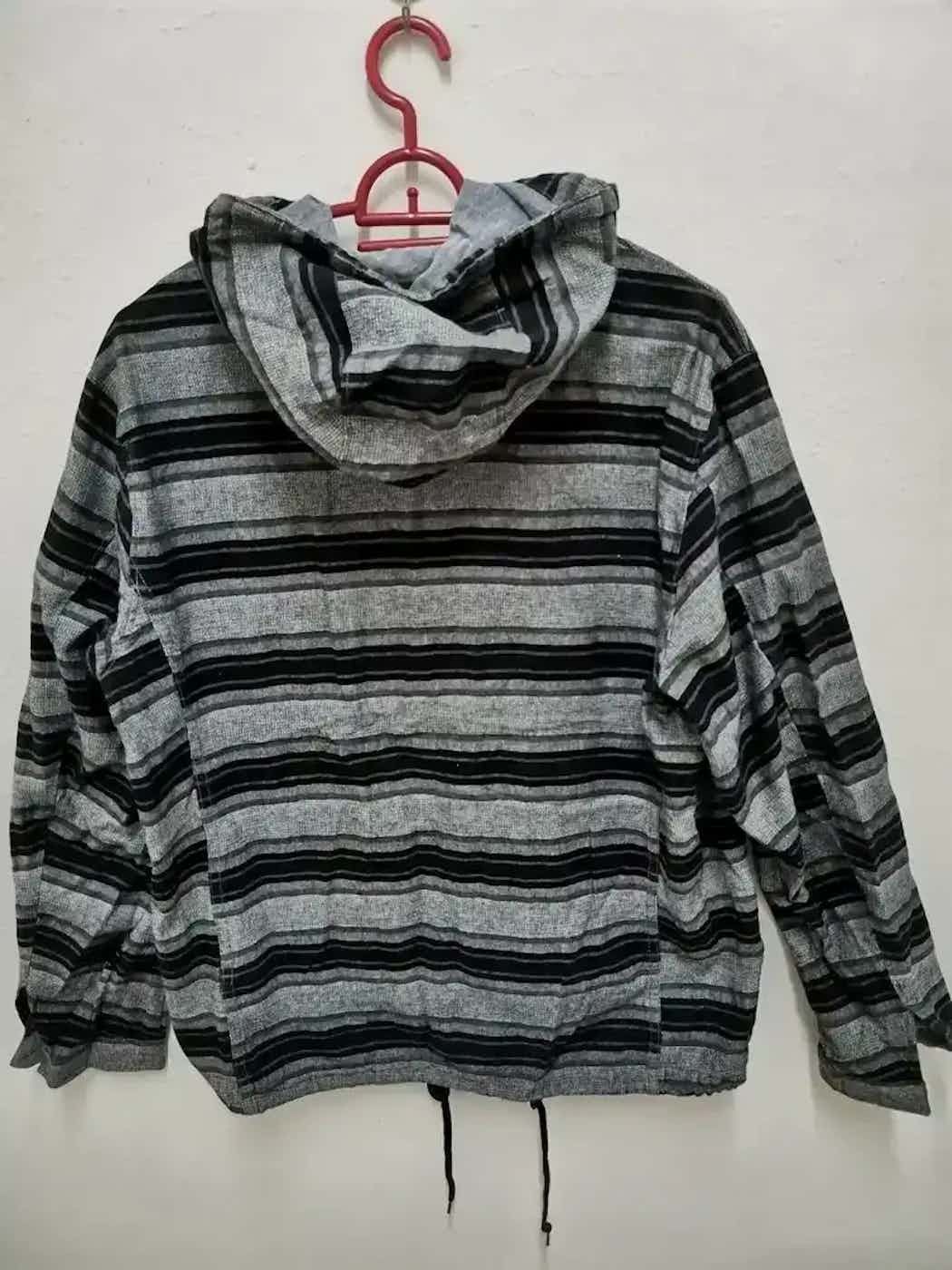 Vintage Vintage Zipper Hoodie Stripe Size US L / EU 52-54 / 3 - 3 Thumbnail