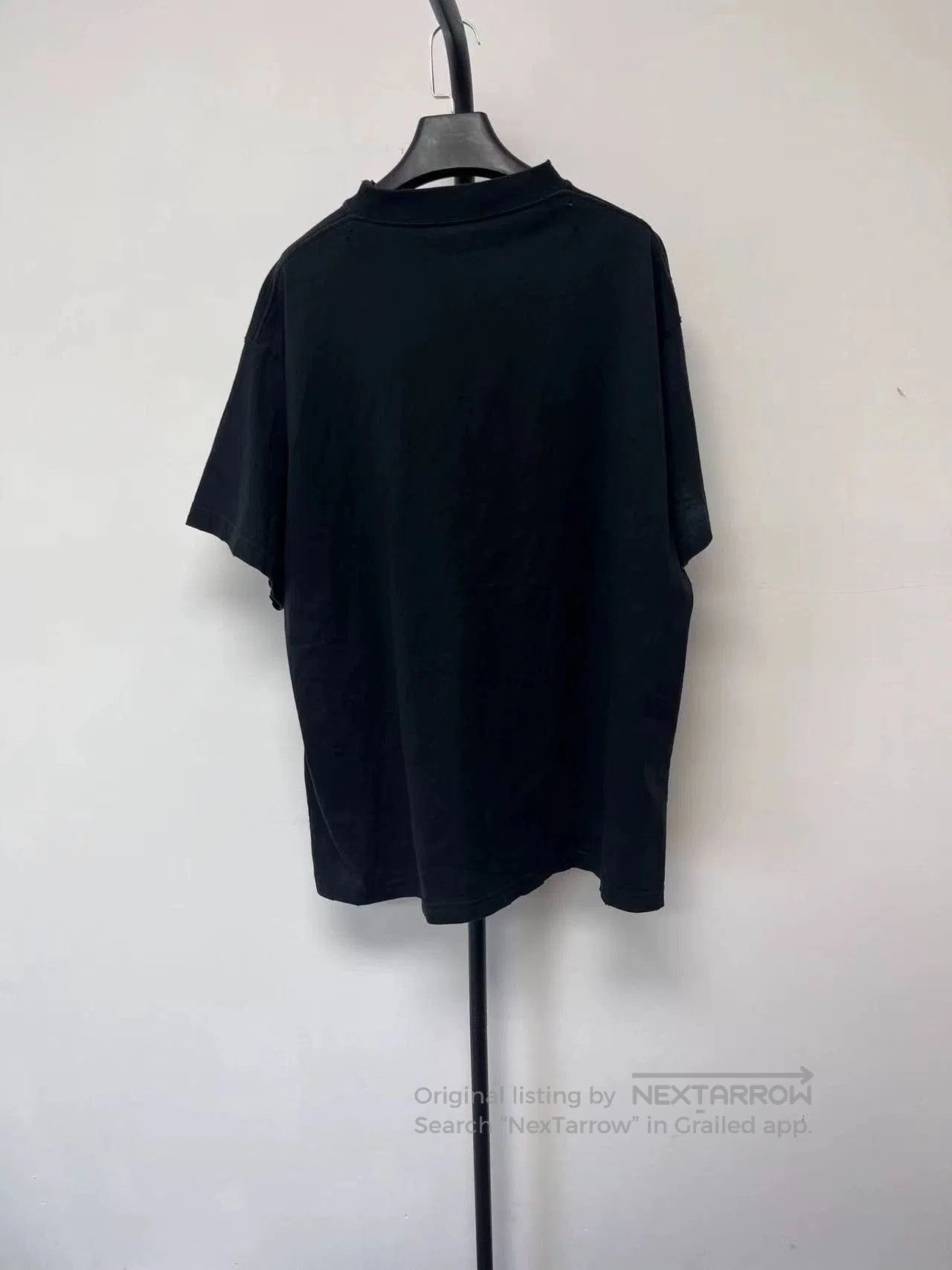 Balenciaga Balenciaga Faded Logo Print Short Sleeve T-shirt. Size US XS / EU 42 / 0 - 2 Thumbnail