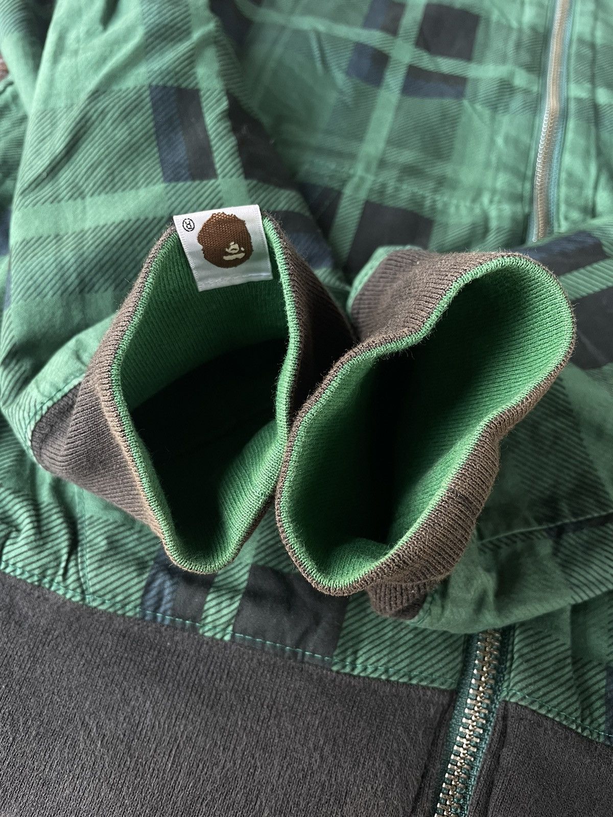 Bape OG Bape Plaid Reversible Zip Hoodie Size S / US 4 / IT 40 - 4 Thumbnail
