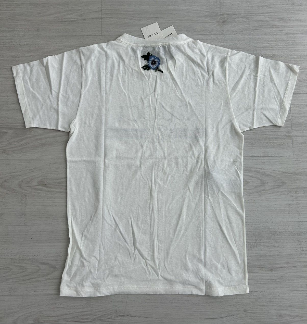 Gucci GUCCI EMBROIDERED FLOWER TEE Size US XS / EU 42 / 0 - 5 Thumbnail