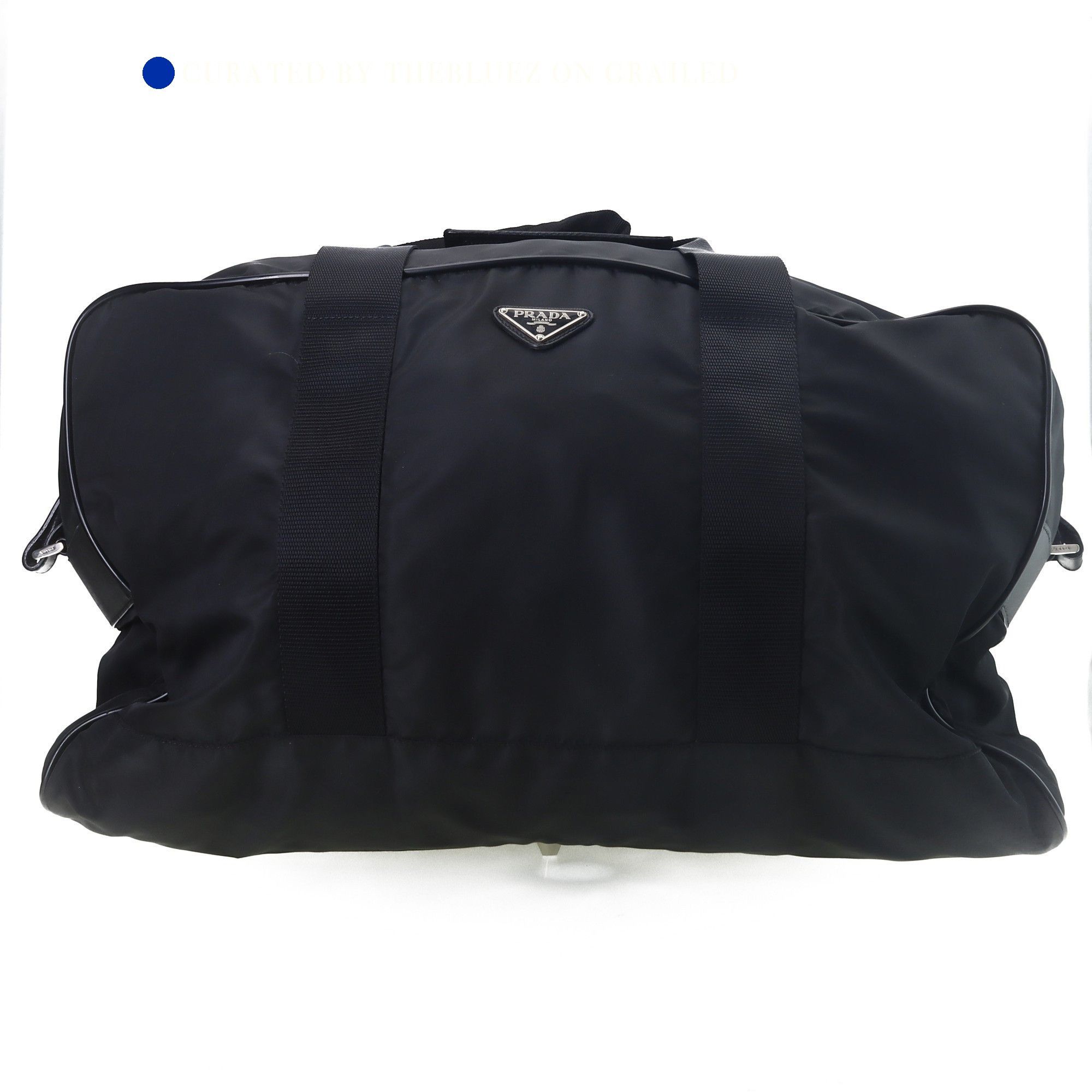 Prada Black Nylon Travel Duffel Bag Size ONE SIZE - 1 Thumbnail