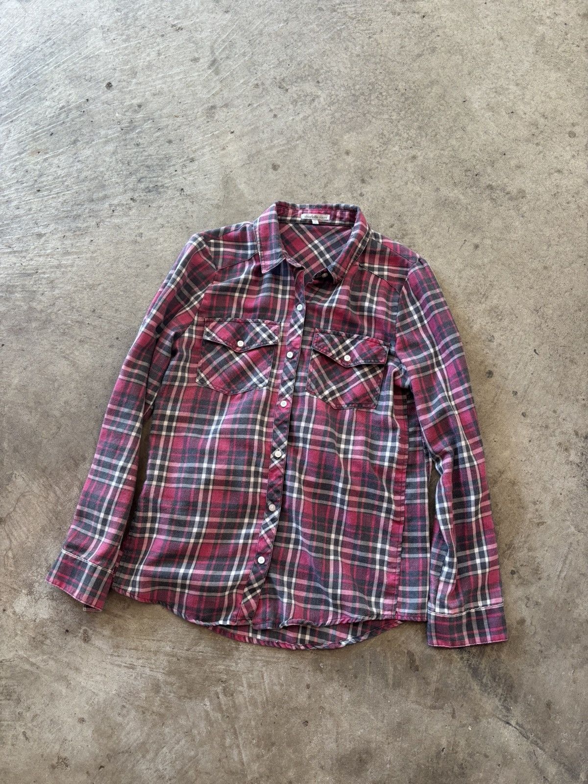 Vintage vintage red western style button up shirt Size M / US 6-8 / IT 42-44 - 1 Thumbnail