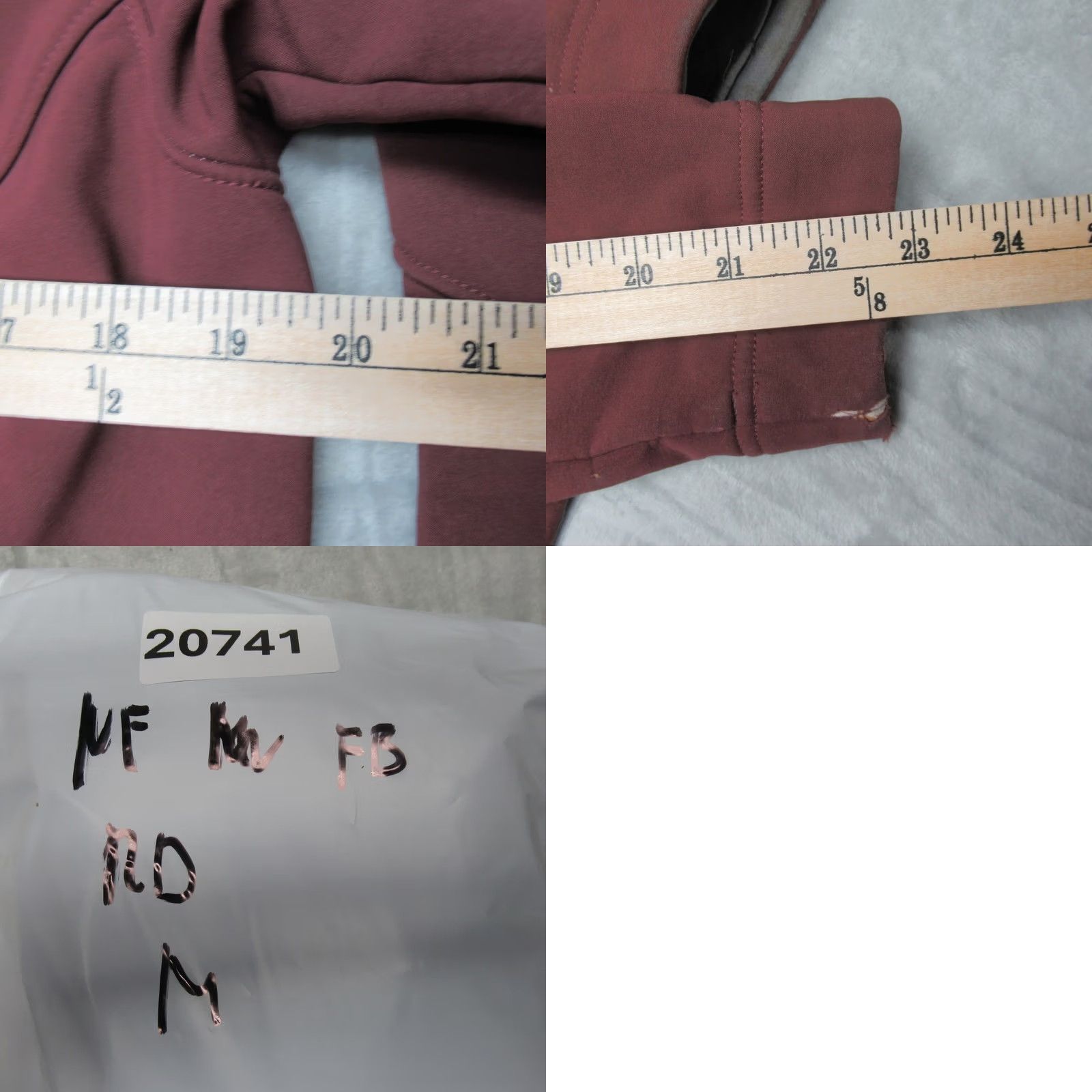The North Face VINTAGE North Face Apex Bionic Jacket Women Medium Burgundy Softshell Zip Rain Wind Hike Size M / US 6-8 / IT 42-44 - 10 Thumbnail