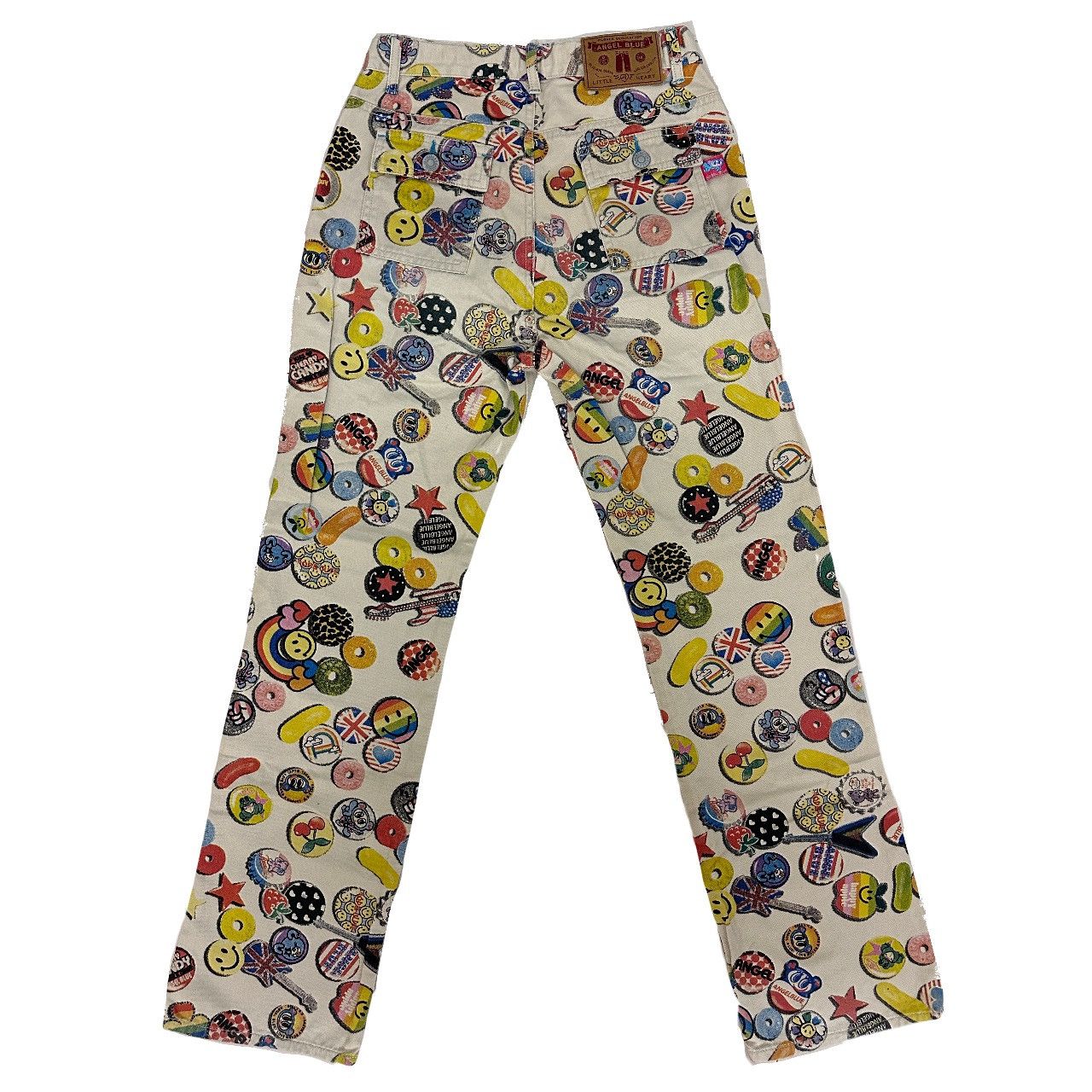 Angel Blue × Hysteric Glamour × Japanese Brand Vintage Angel Blue Multi Over Prints Pants Size US 26 / EU 42 - 3 Thumbnail
