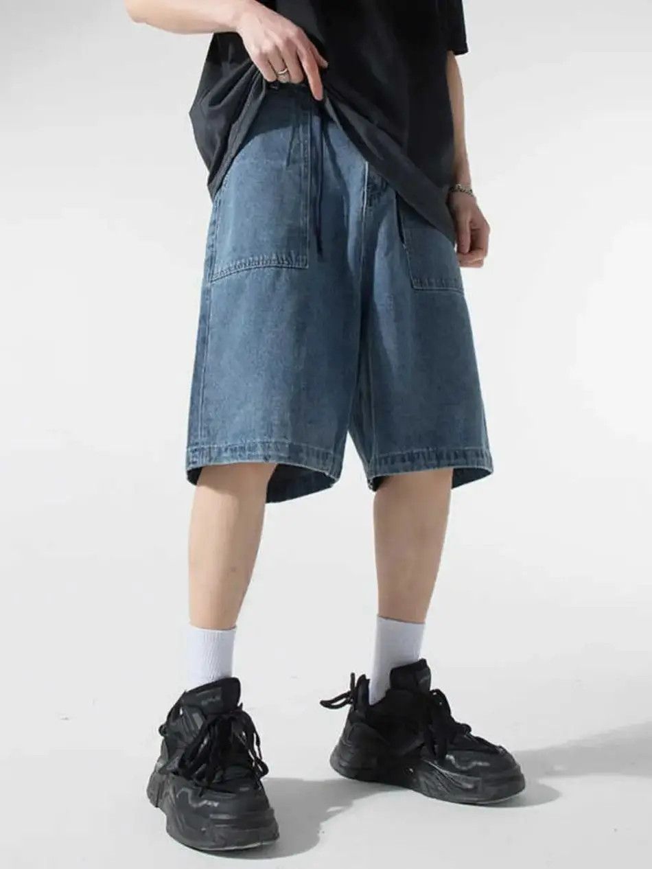 Japanese Brand Loose casual versatile denim shorts Size US 32 / EU 48 - 4 Thumbnail