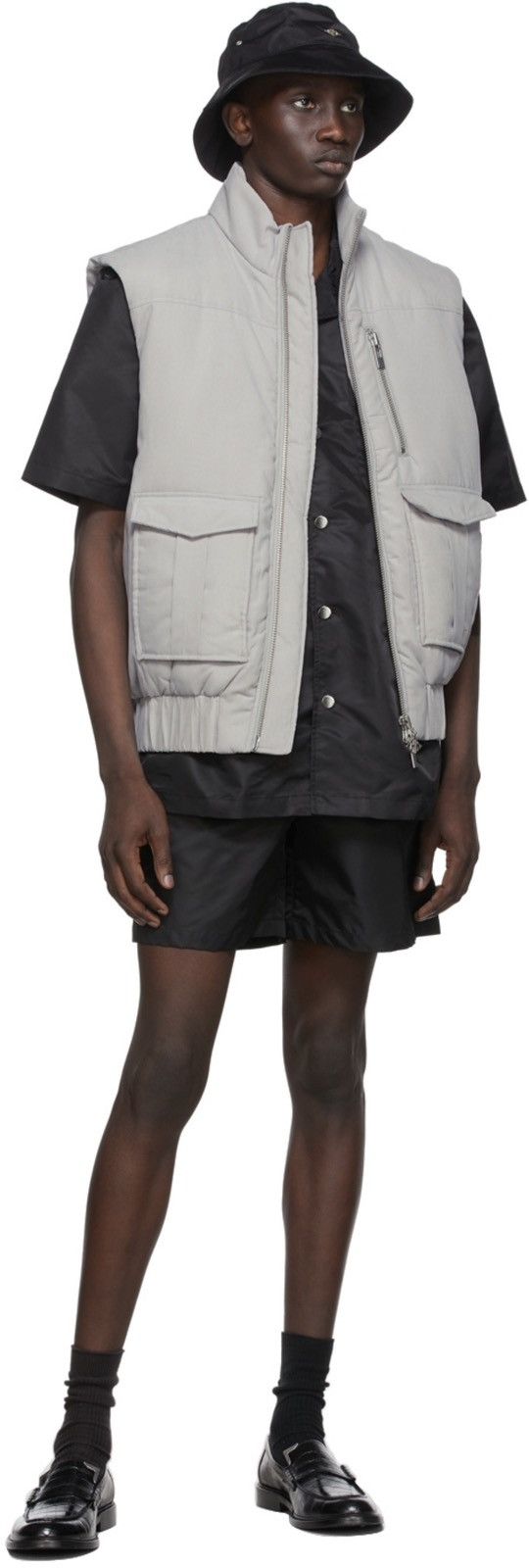 Han Kjobenhavn !DS! FW22 Han Kjobenhavn Grey Padded Vest Size US M / EU 48-50 / 2 - 2 Thumbnail