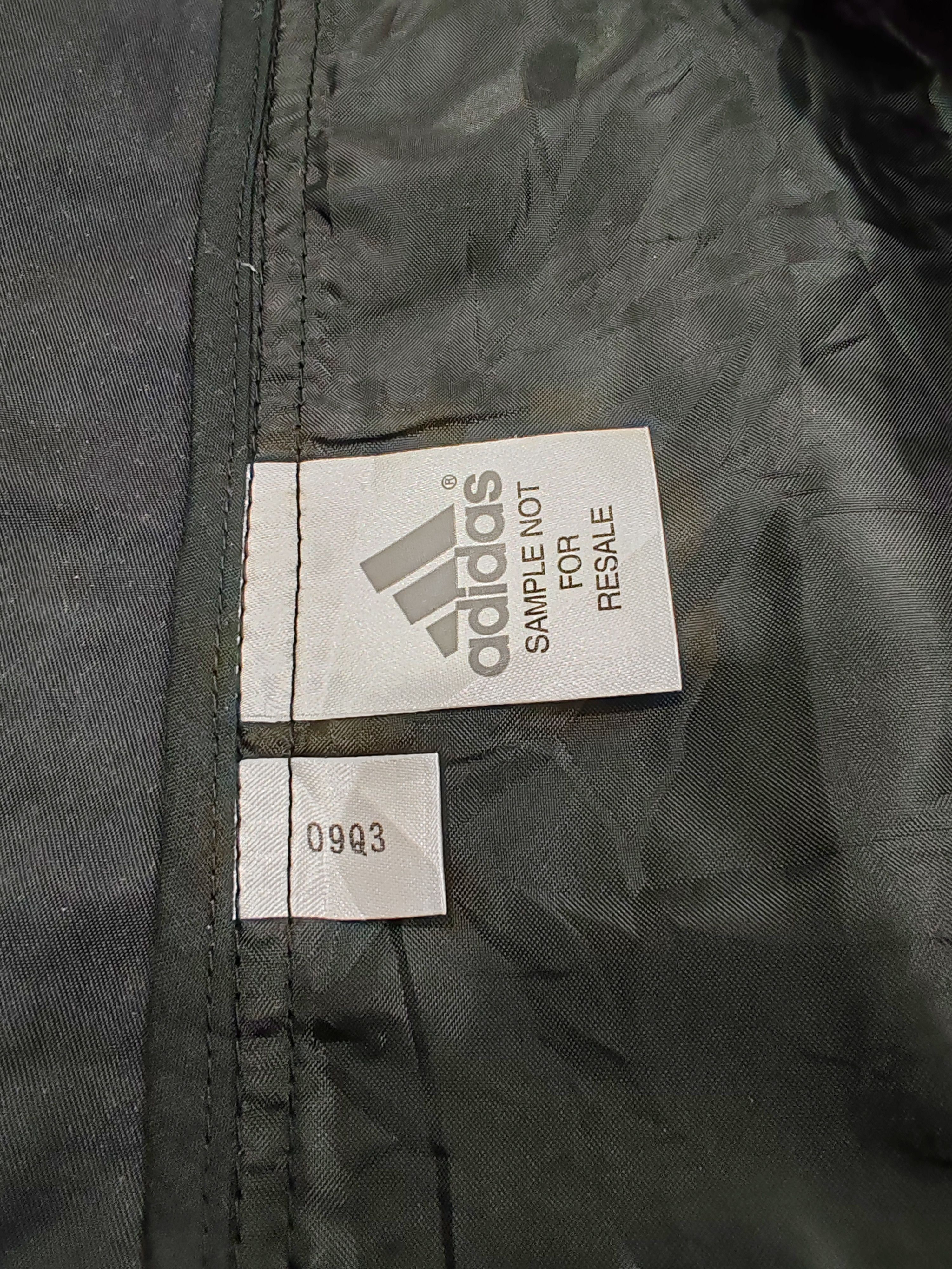 Adidas × Designer LIMITED SAMPLE Adidas The Three Stripes Blazer Mens Black Size 42S - 4 Thumbnail