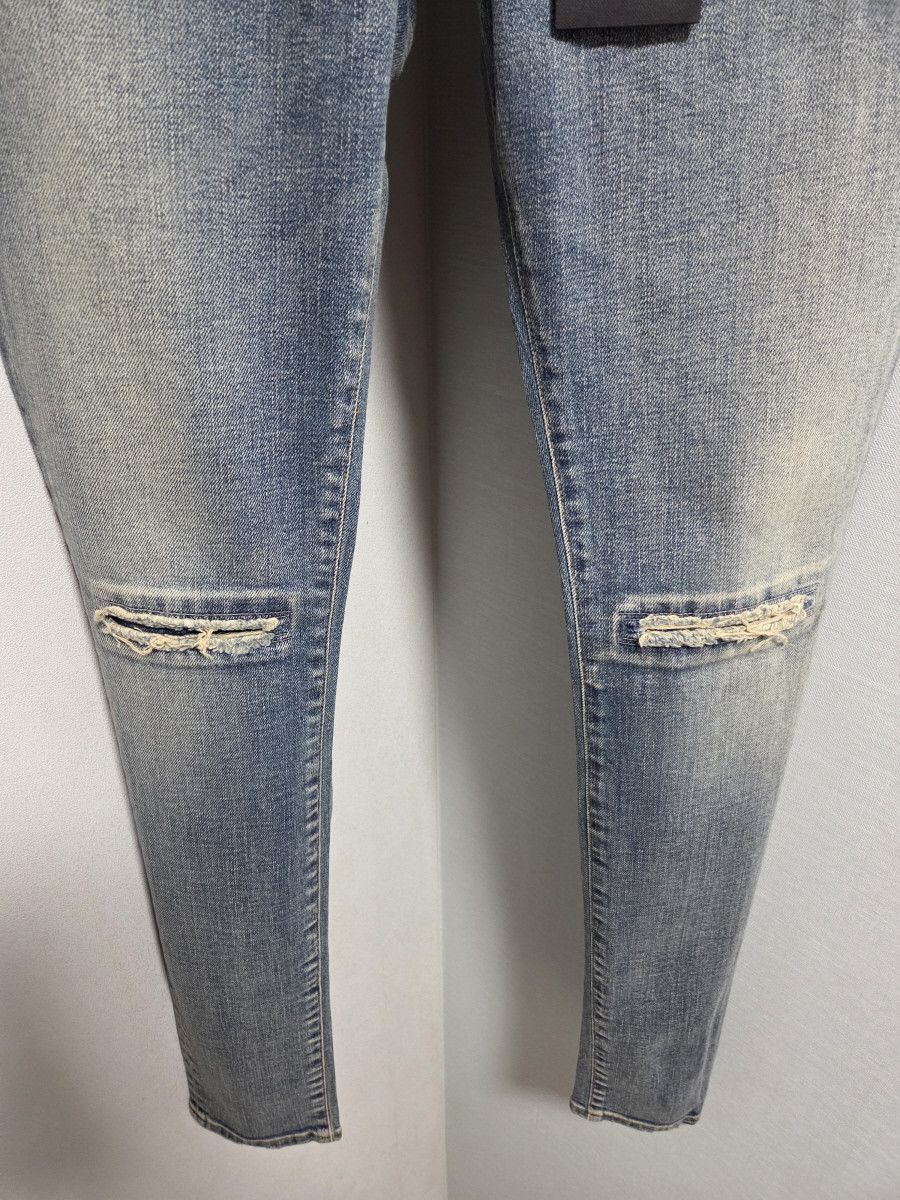 Saint Laurent Paris Saint Laurent Knee Distressed denim Size 27" / US 4 / IT 40 - 3 Thumbnail