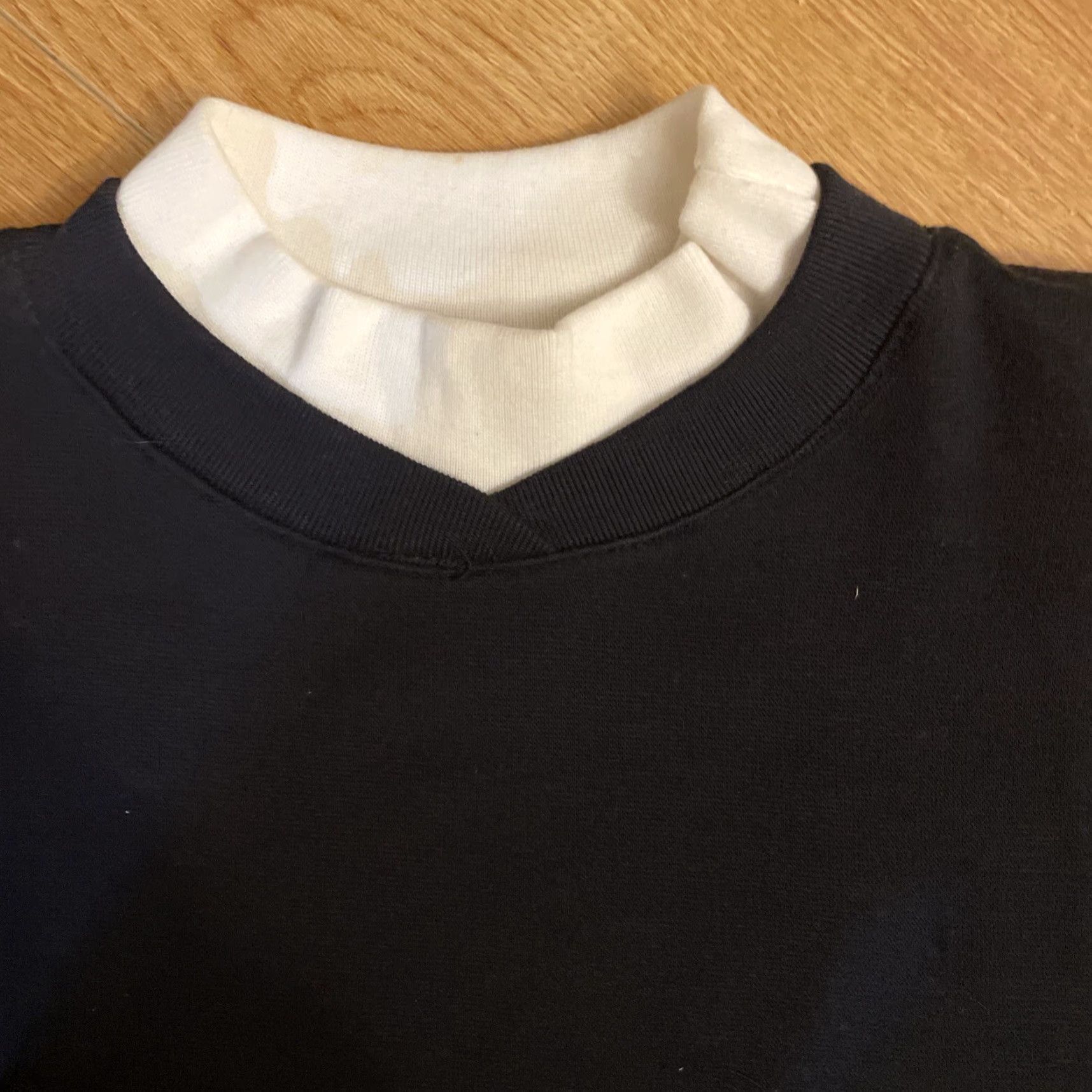 Vintage VINTAGE Chic Navy Sweatshirt Nautical Tie Waist Pocket Turtleneck Sweater USA S Mens Size S / US 4 / IT 40 - 7 Thumbnail