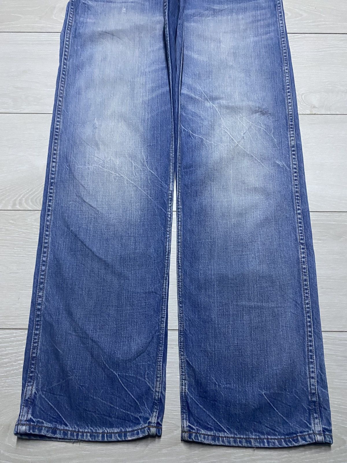 Gap Vintage Gap Denim Buckle Back Faded Loose Jeans Size US 32 / EU 48 - 5 Thumbnail