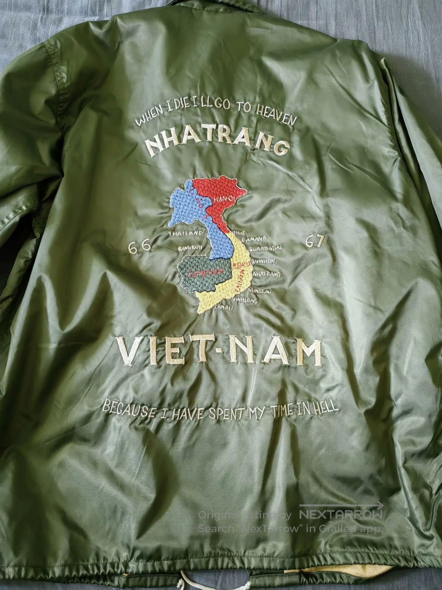 Other American Retro Military Embroidered Jacket. Size US XL / EU 56 / 4 - 3 Thumbnail