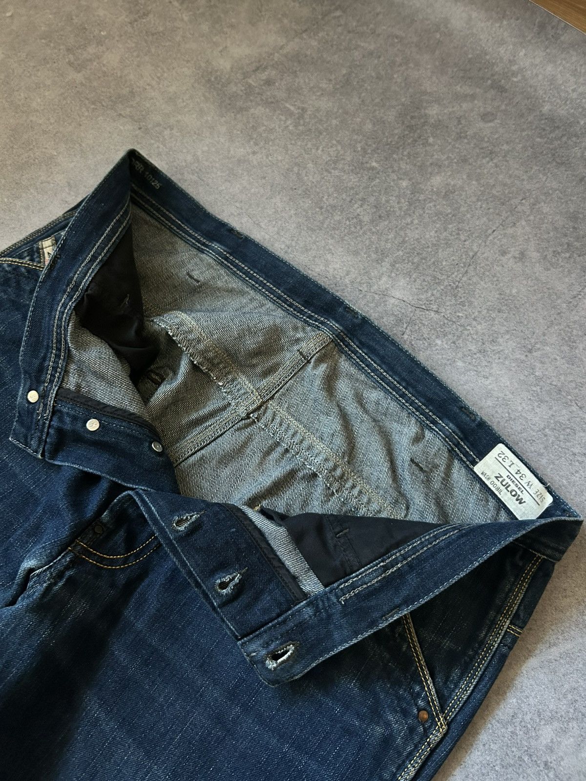 Diesel × Vintage Vintage Diesel Zulow baggy work jeans mens y2k rare Size US 32 / EU 48 - 5 Thumbnail